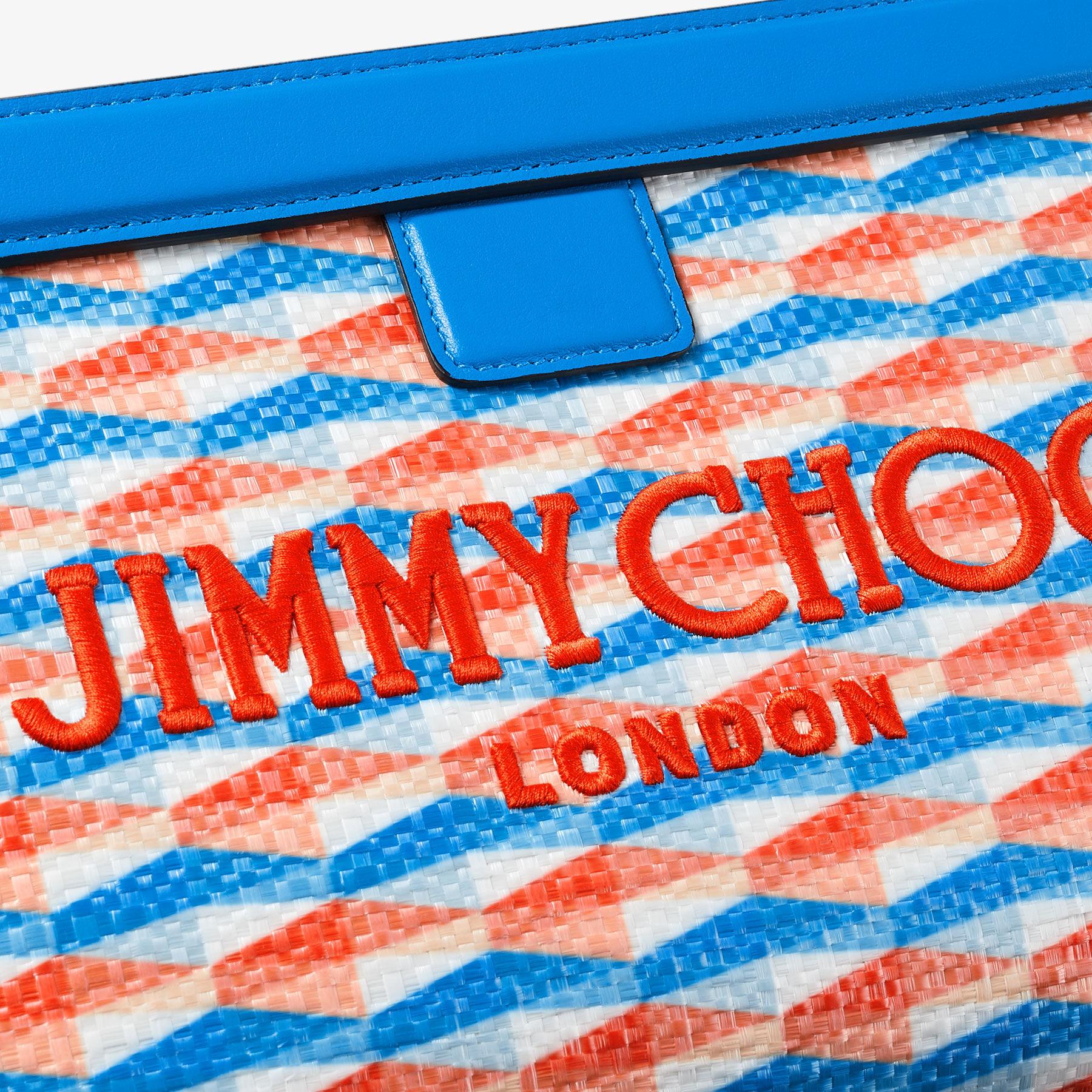 Jimmy Choo Avenue Pouch in Blue | Lyst