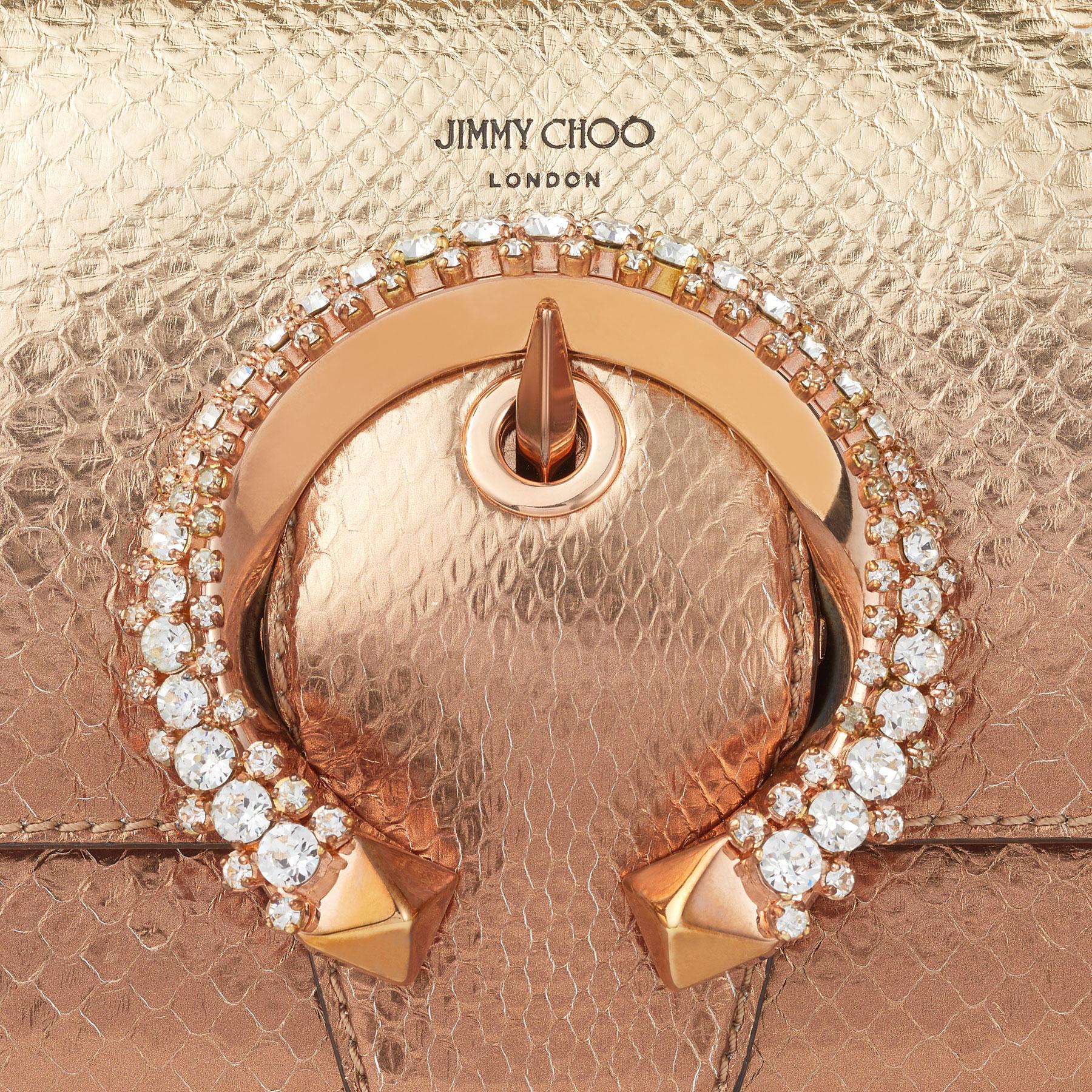 Jimmy Choo Madeline Top Handle/s in Gold/Bronze (Metallic) | Lyst