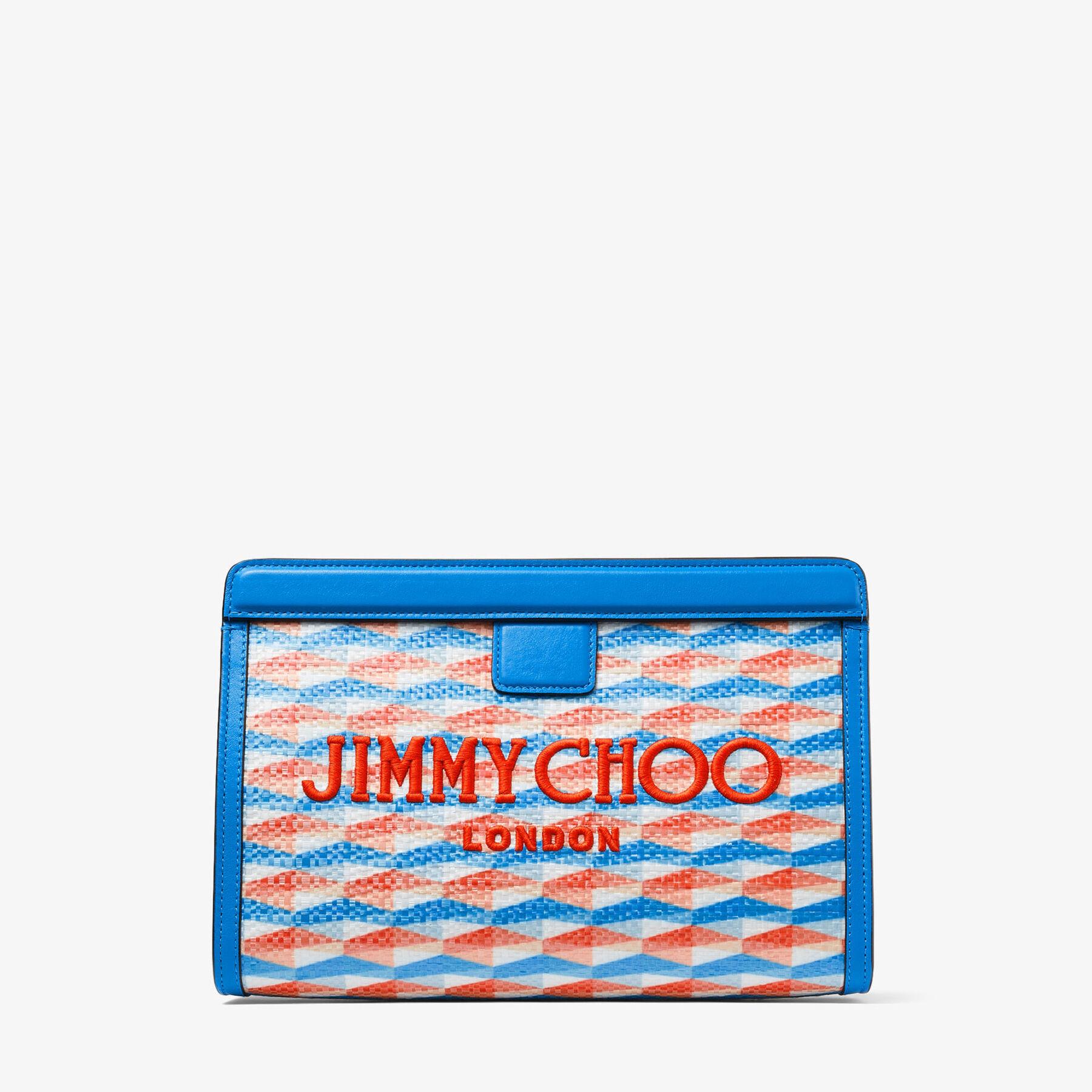Jimmy Choo Avenue Pouch スカイミックス Jimmy Choo Avenue Pouch in Blue | Lyst