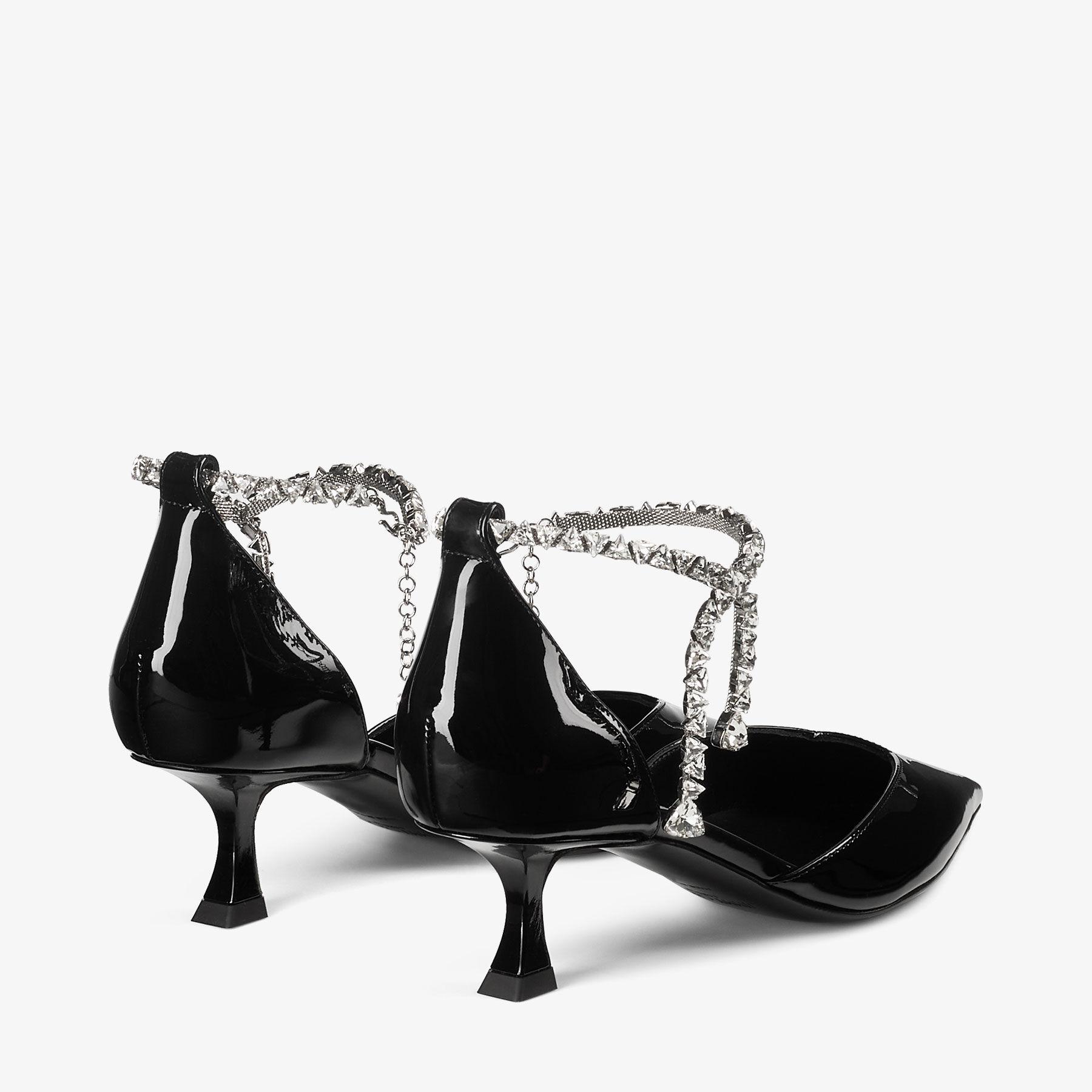 シューズ・サンダルその他 JIMMY CHOO Woman Pumps Black STEVIE50PAT BLACK Jimmy Choo Stevie 50 pumps for Women - Black in Qatar