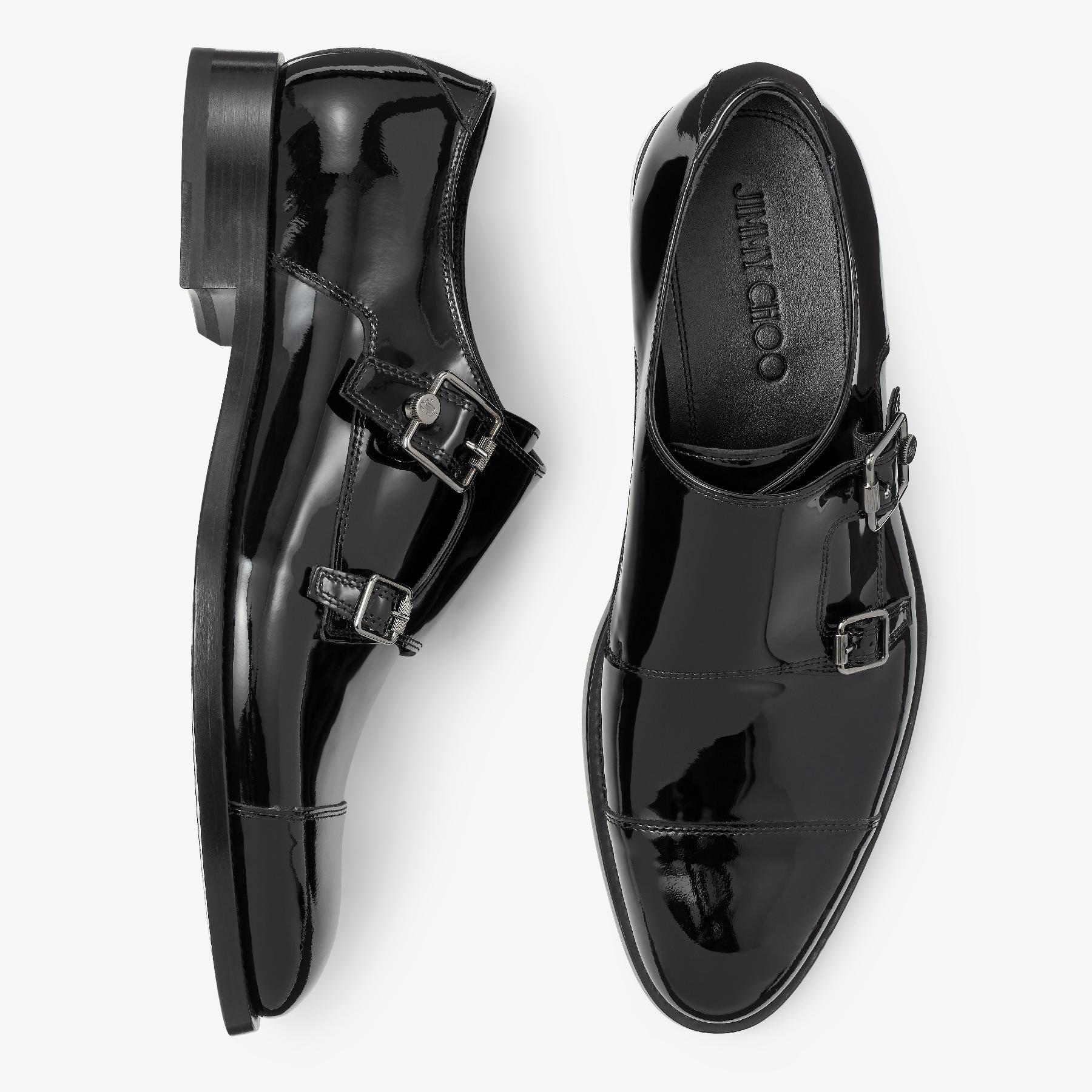 Jimmy Choo Finnion Monkstrap in Black for Men | Lyst