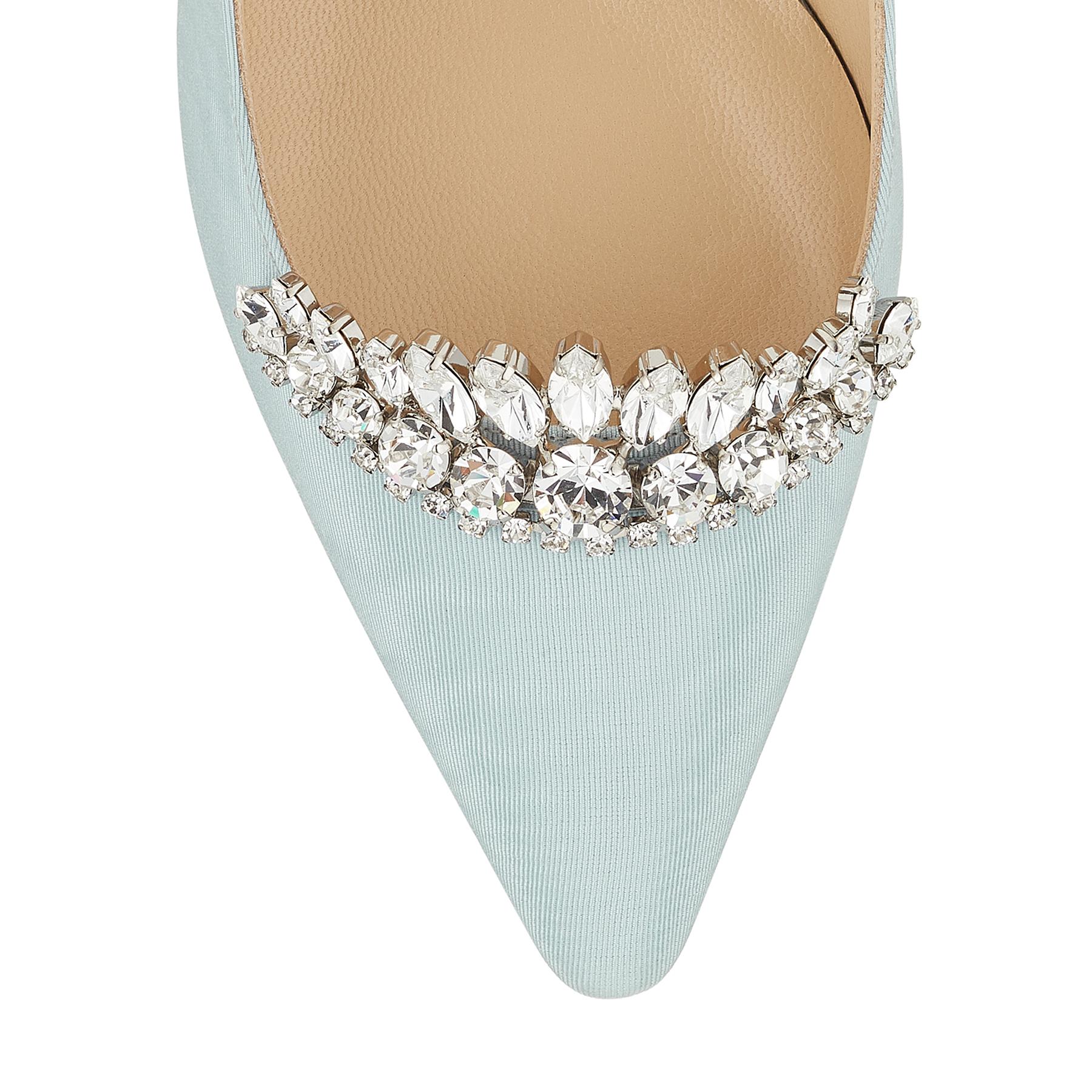 Jimmy Choo Romy 100 in Blue Lyst UK