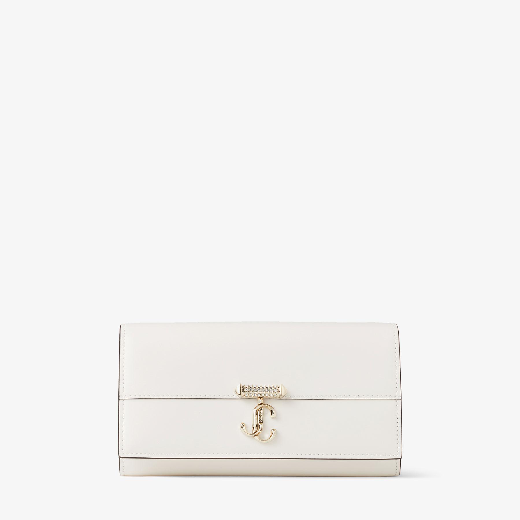 Jimmy Choo Avenue Wallet W/chain in White Lyst