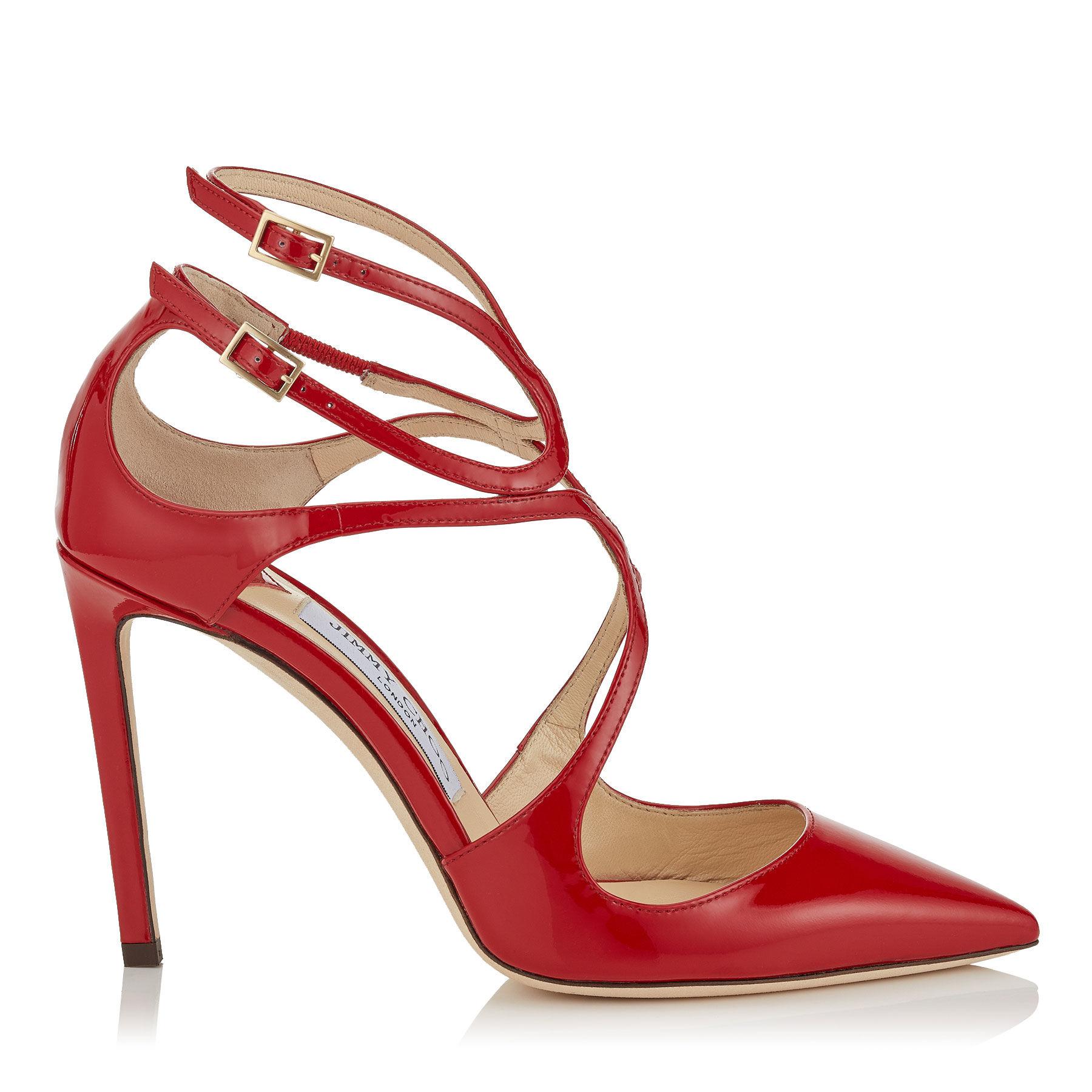 Jimmy Choo LANCER 100 ピンヒール パンプス 37 Jimmy Choo Lancer 100 Patent Pump in Red | Lyst Canada