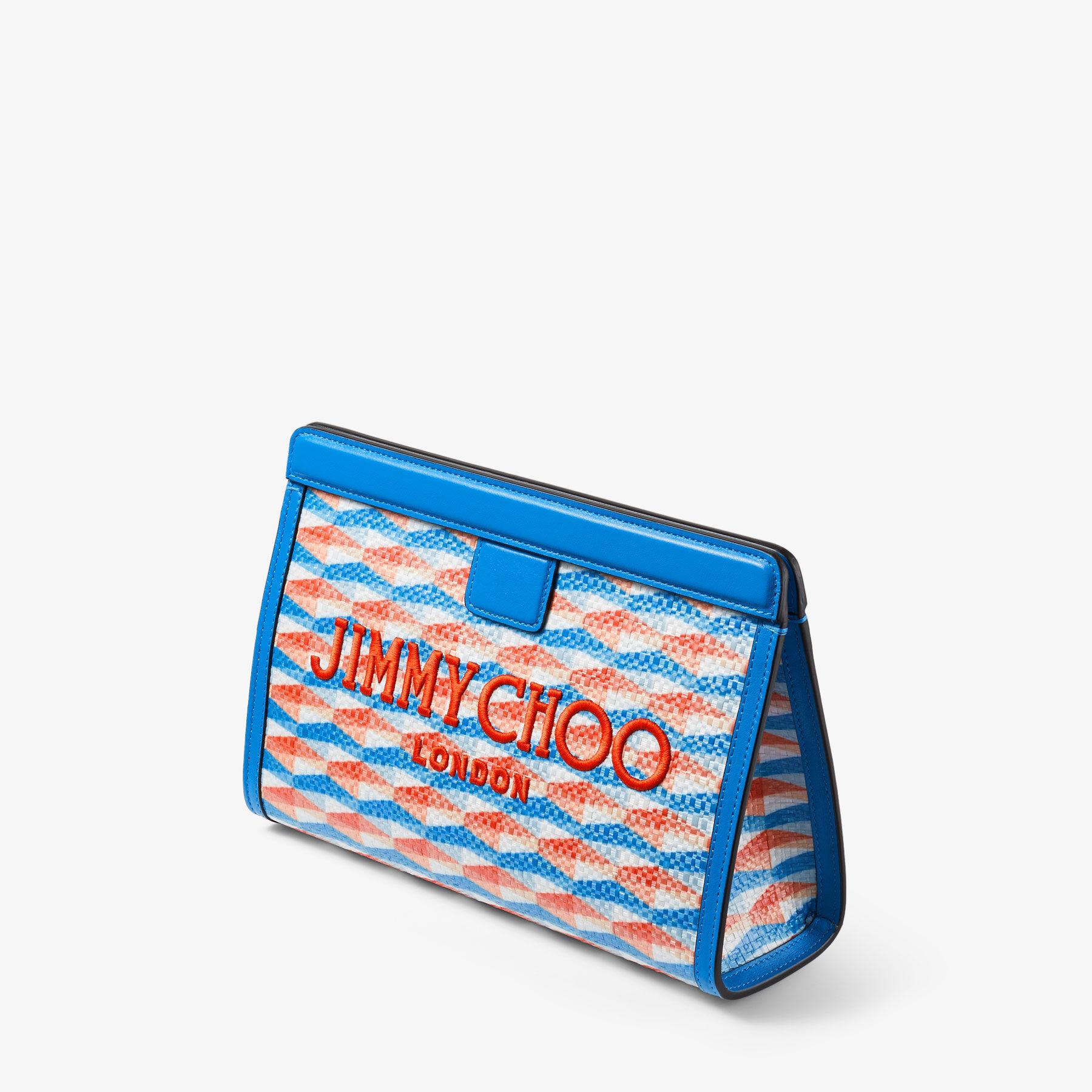 Jimmy Choo Avenue Pouch スカイミックス Jimmy Choo Avenue Pouch in Blue | Lyst