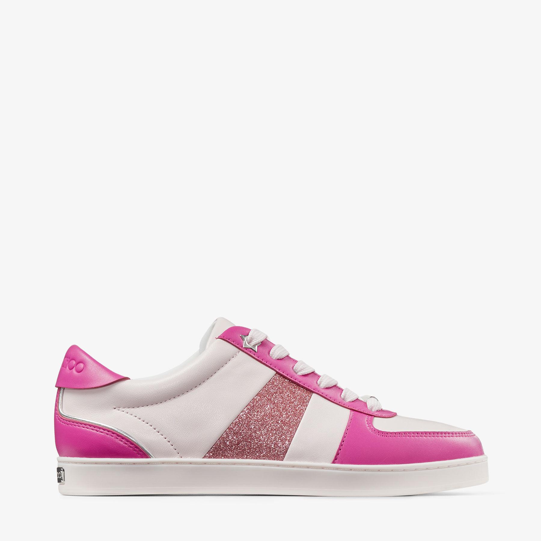 ロゴプレート★Jimmy Choo TERIナッパスニーカーグリッターMAUVE ロゴプレート☆Jimmy Choo TERIナッパスニーカーグリッターMAUVE