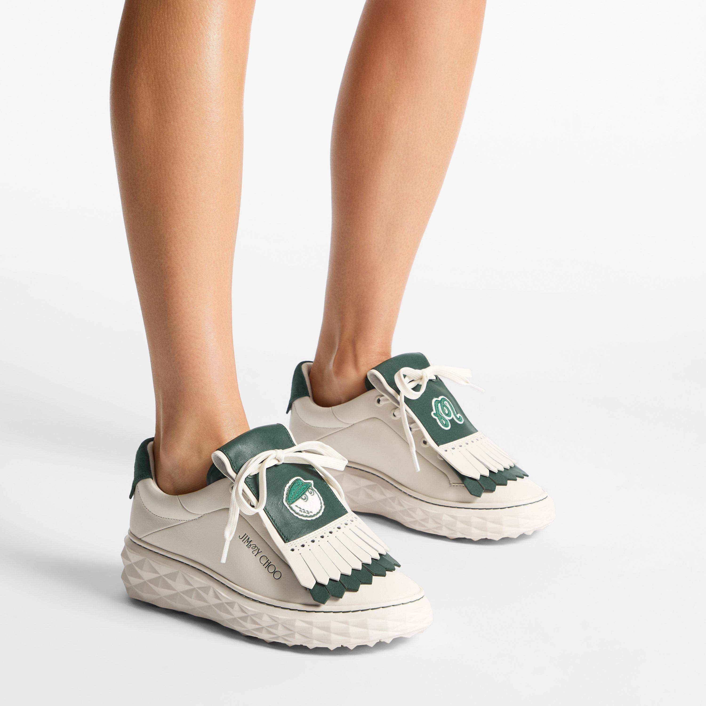 Jimmy Choo Malbon 2.0 Diamond F in White | Lyst