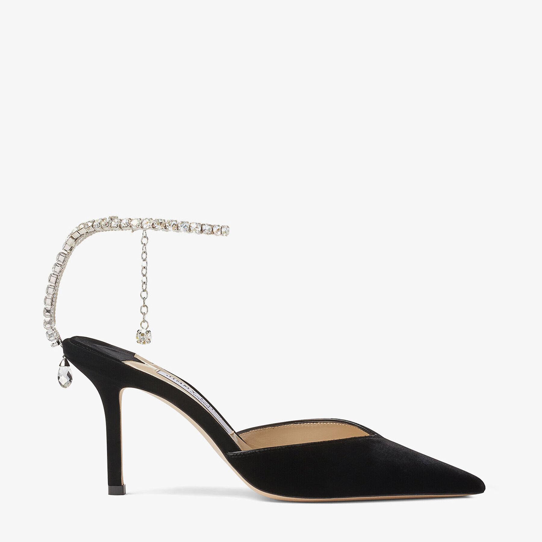Jimmy Choo Saeda 85 in Black | Lyst