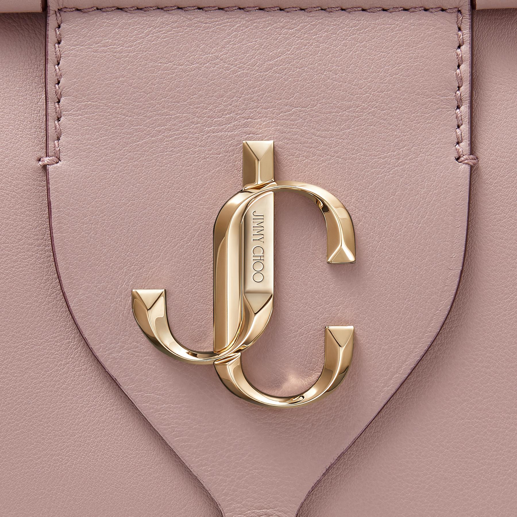 Jimmy Choo Varenne Bowling s Mauve Calf Leather Bowling Bag With Gold Jc Logo in Pink Lyst UK