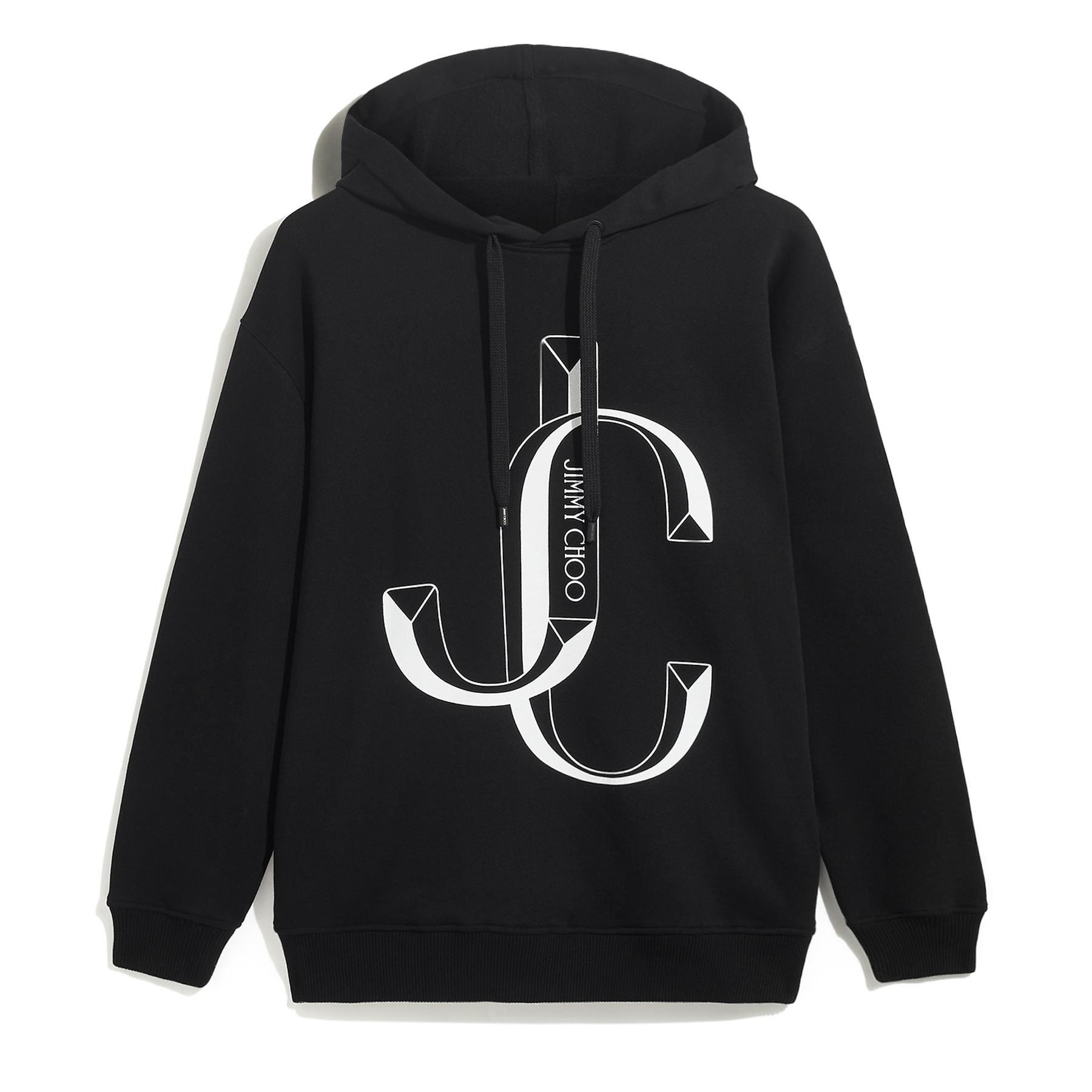 Jimmy Choo Jc-hoodie in Black | Lyst
