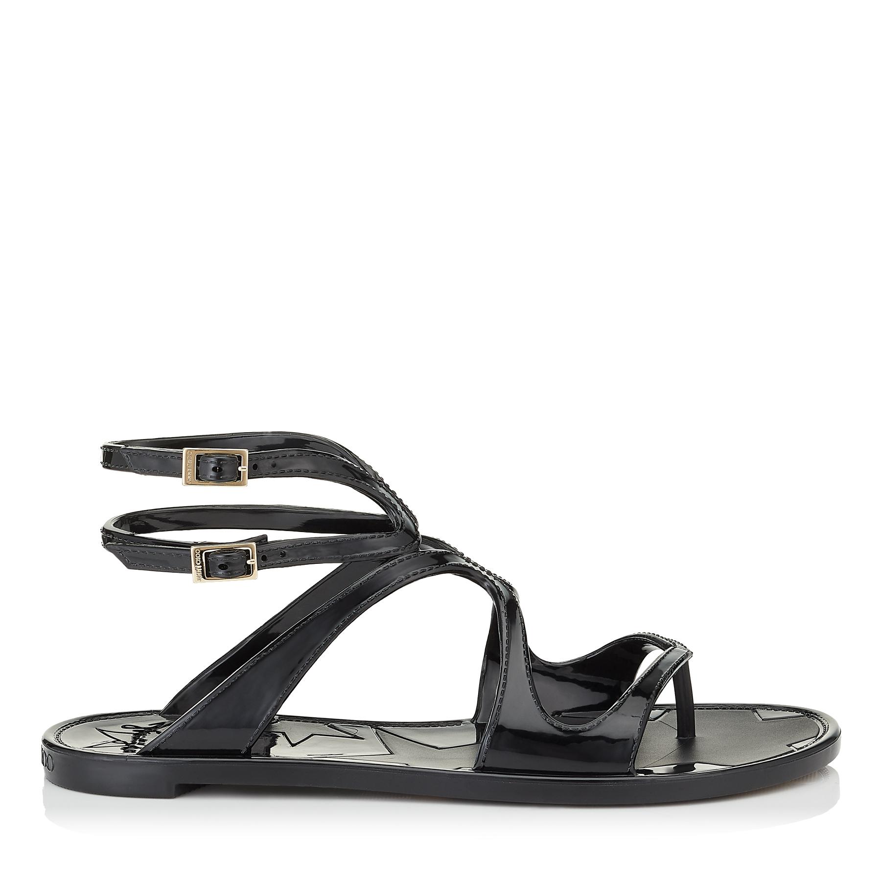 Jimmy choo jelly sandals hot sale