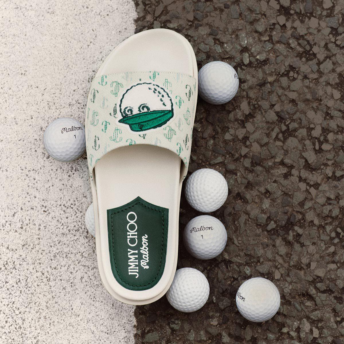 Jimmy Choo Malbon 2.0 Slide F in White | Lyst display picture 2