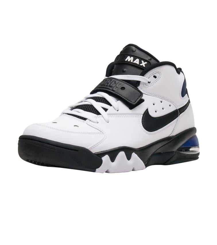 Nike Leather Air Force Max in White/Cobalt/Black (White) for Men - Lyst