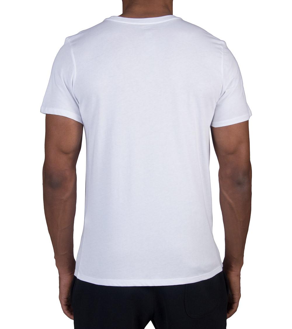 Nike Cotton Gfx Logo Tri 90 Tee in White for Men - Lyst