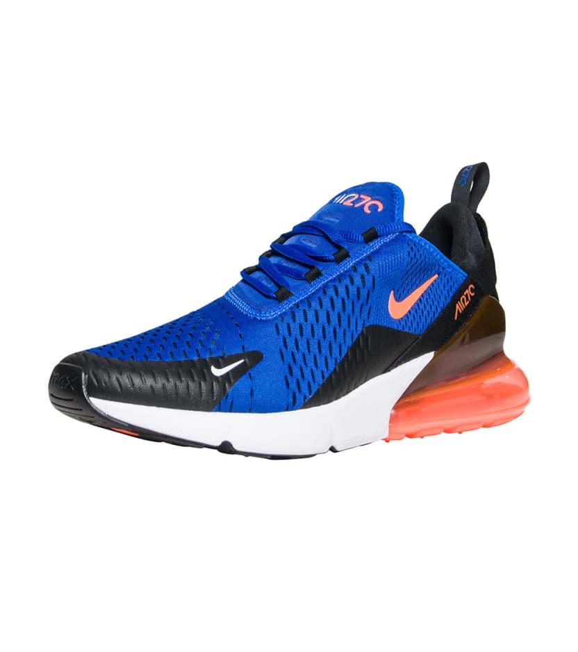 orange and blue air max 270