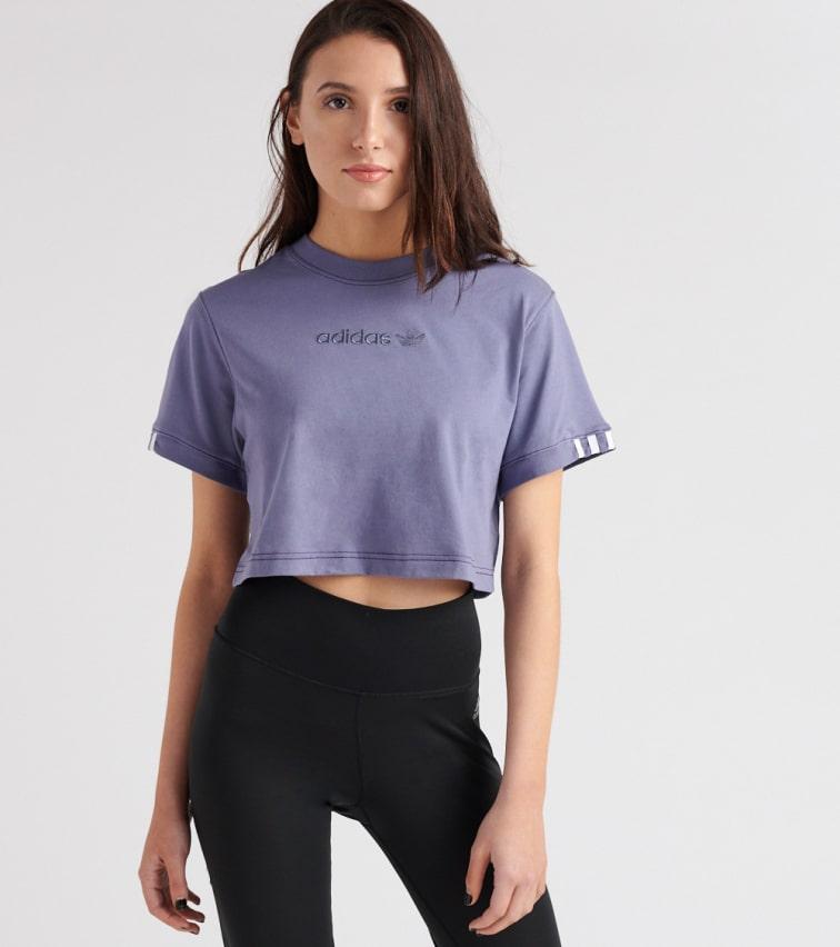 adidas coeeze cropped tee