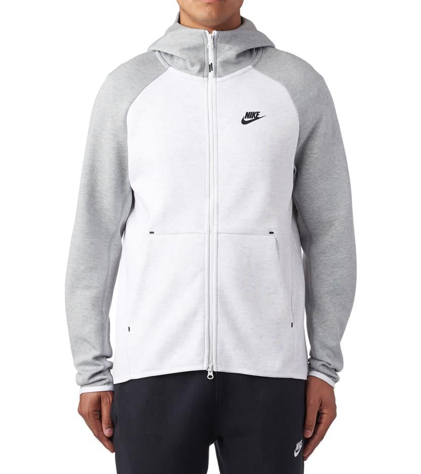 Nike Tech Fleece Color-block Hoodie in Grey (Gray) for Men - Lyst