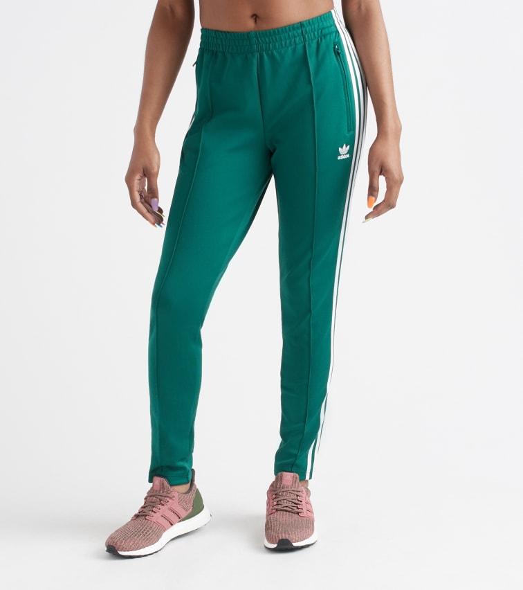 adidas Cotton Sst Track Pants in Green - Lyst