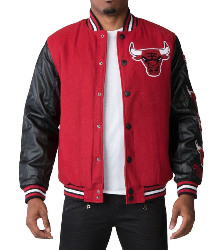 varsity jacket chicago bulls