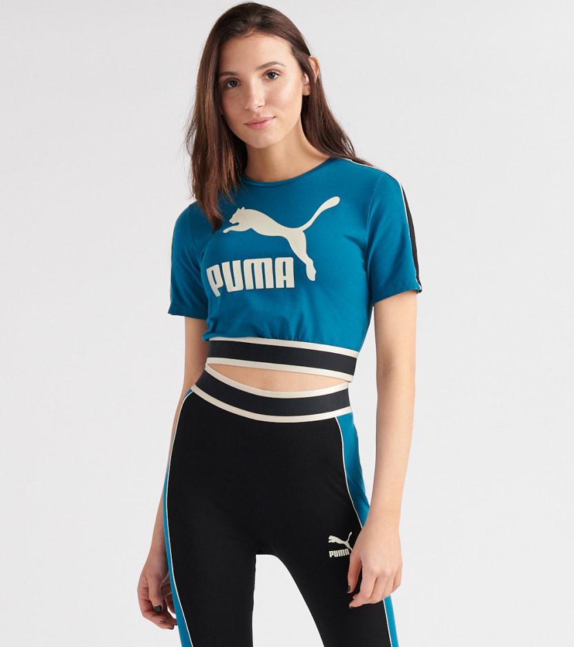 puma revolt cropped tee