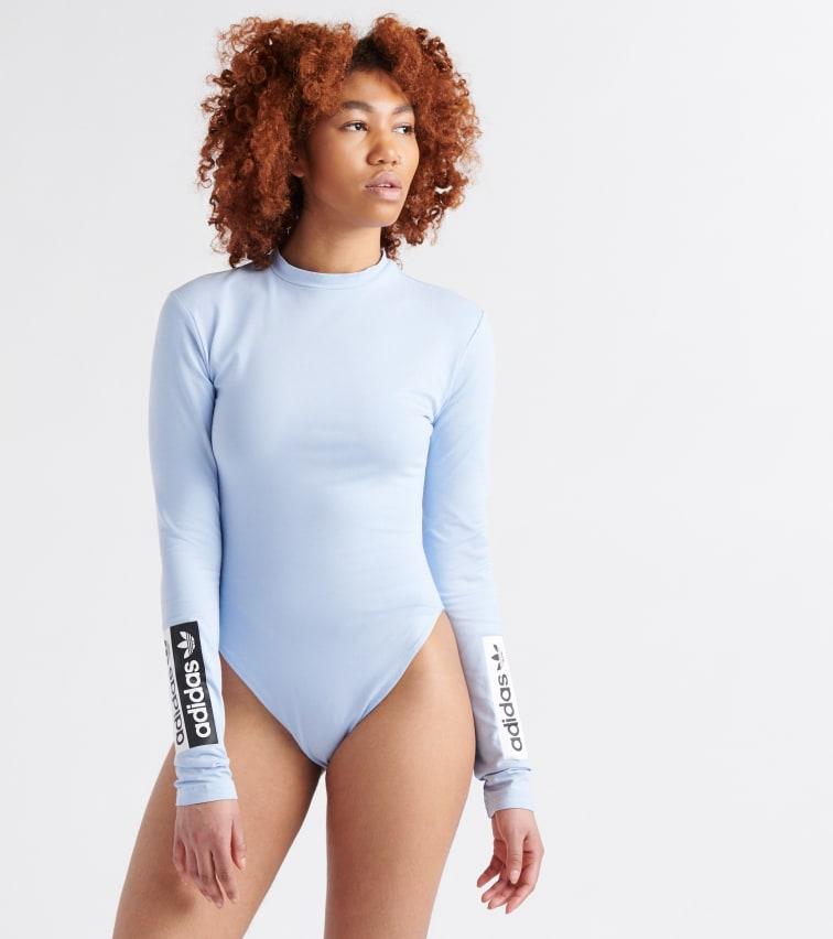 adidas blue bodysuit