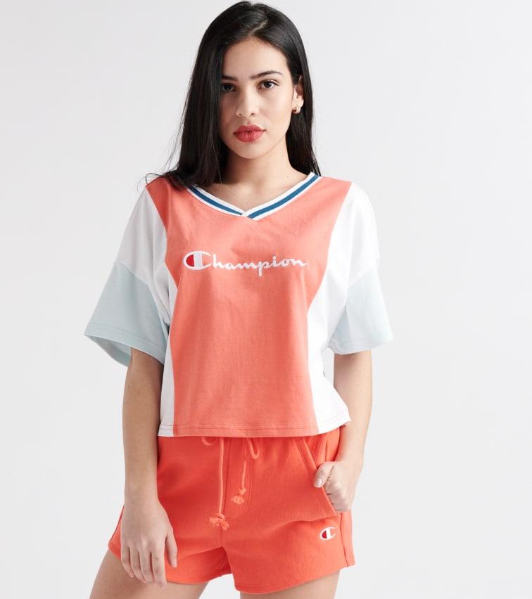 champion colorblock tee