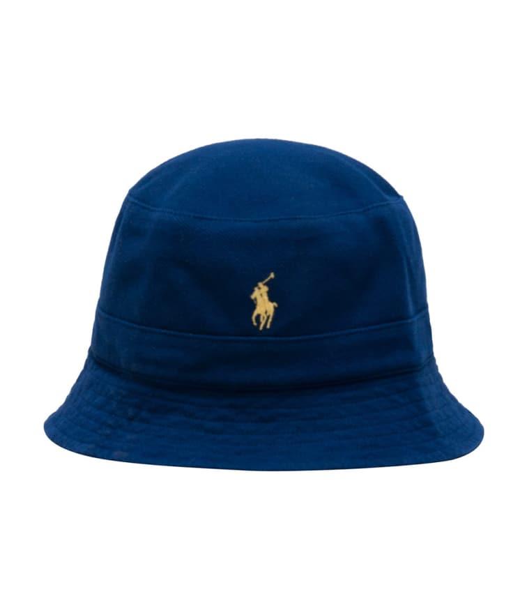 blue polo bucket hat