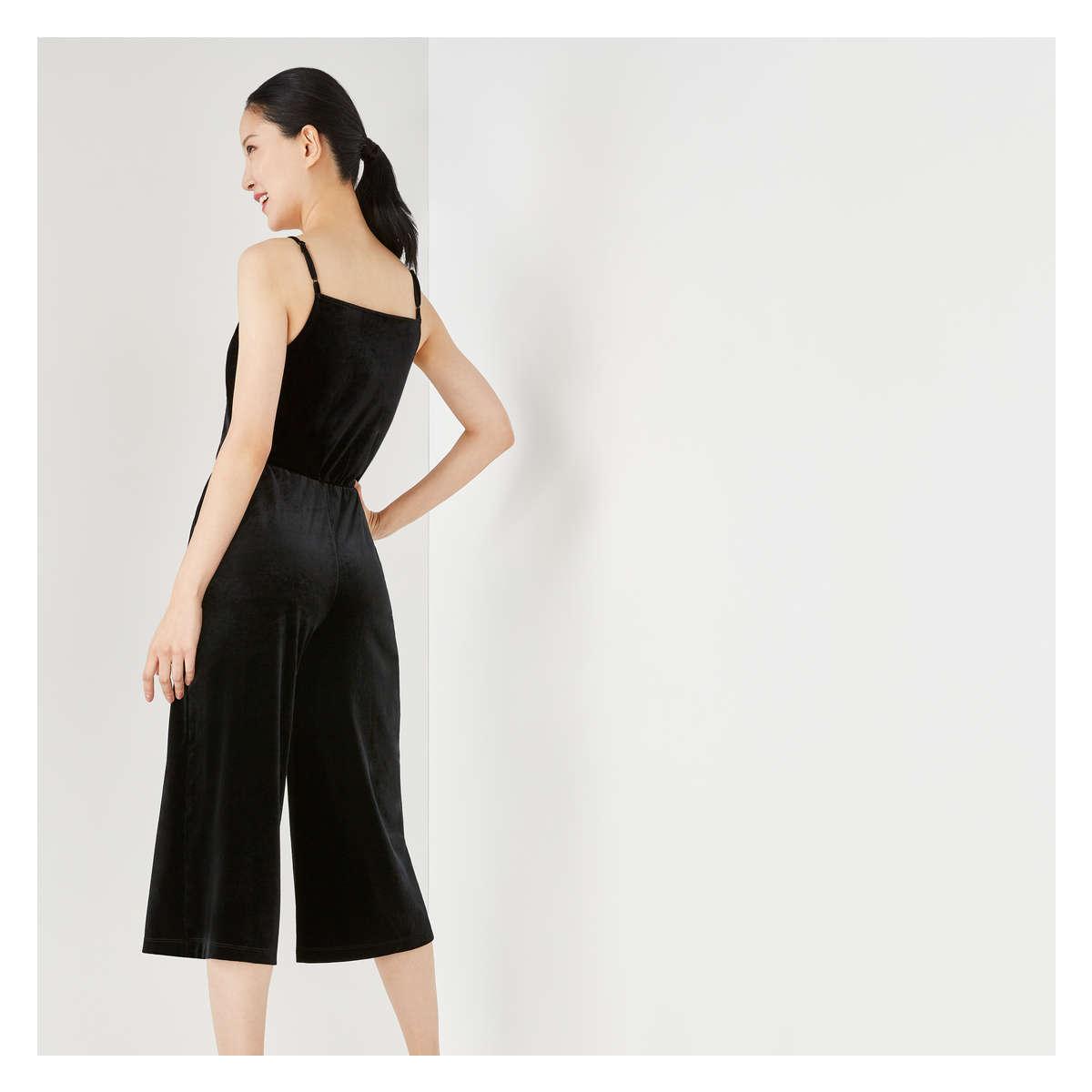 joe fresh velvet jumpsuit