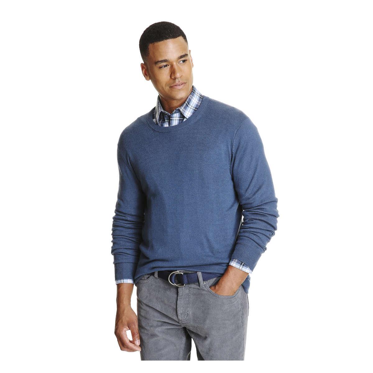 Lyst - Joe Fresh Men's Crew Neck Sweater in Blue for Men