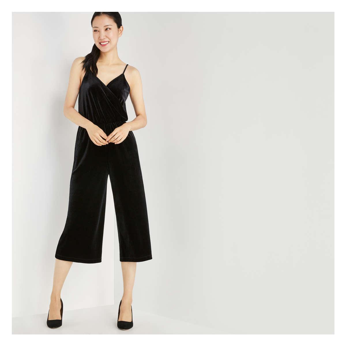 joe fresh velvet jumpsuit