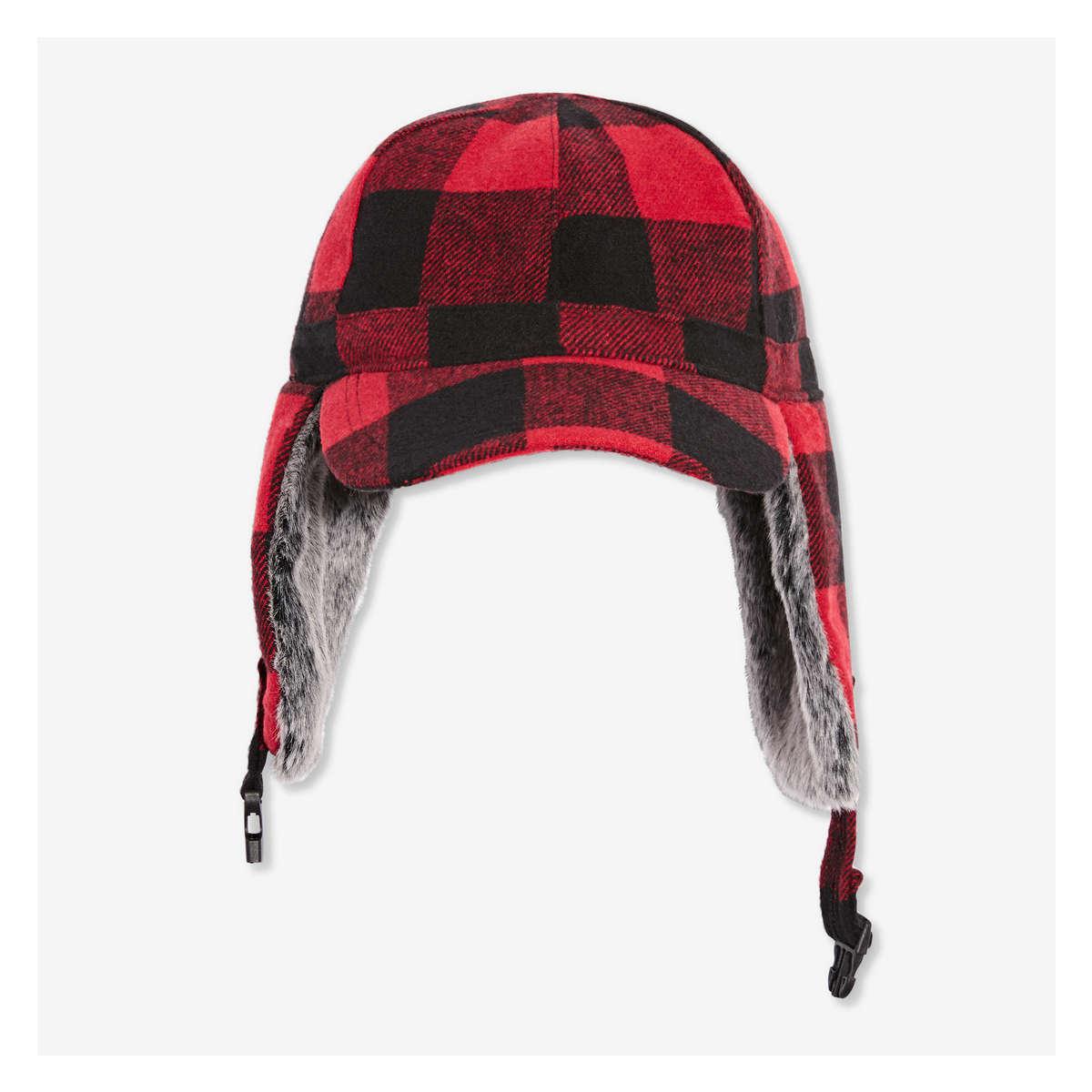 red hunting hat