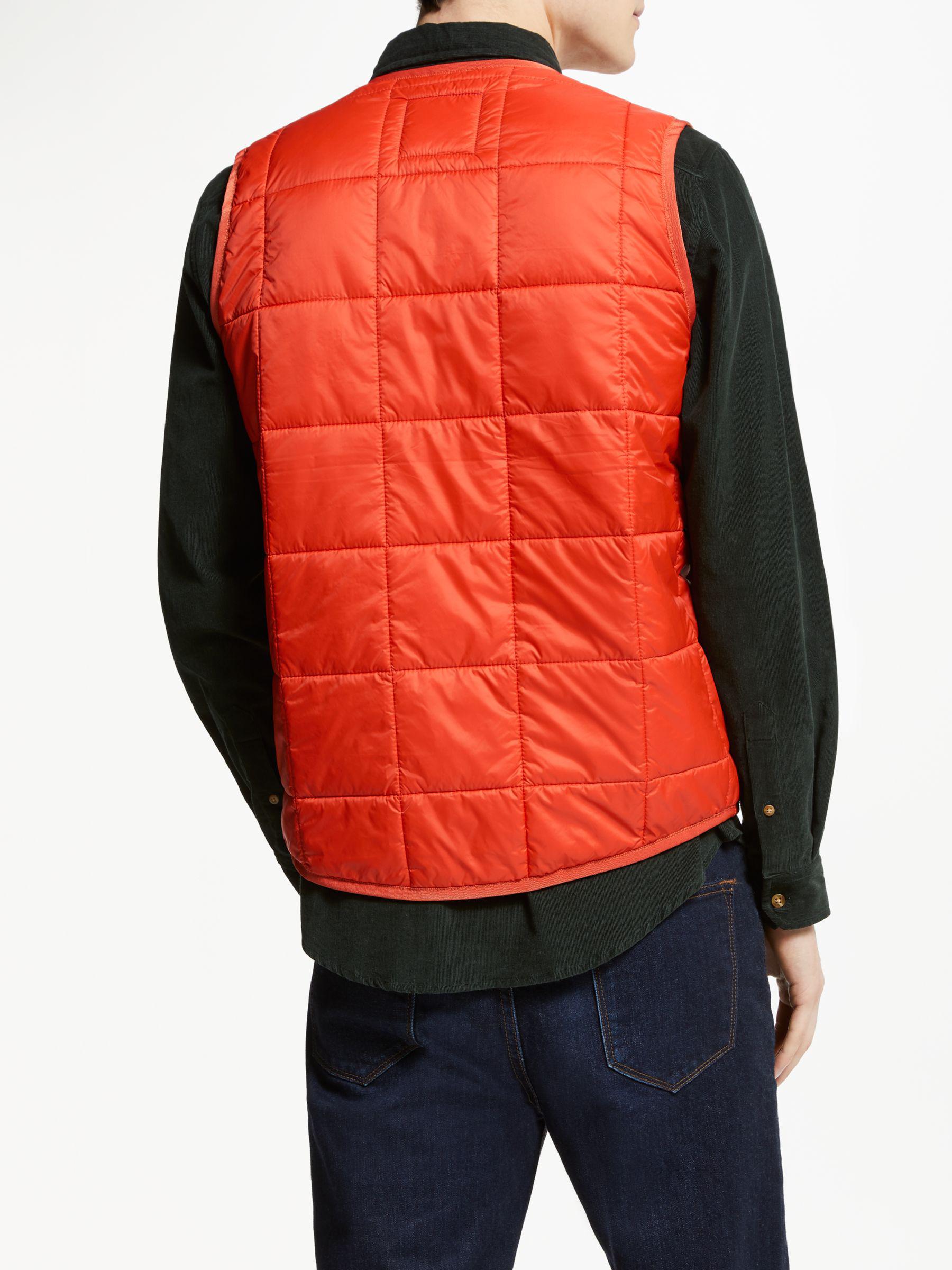 Lavenham Synthetic Quilted Gilet in Orange for Men Lyst