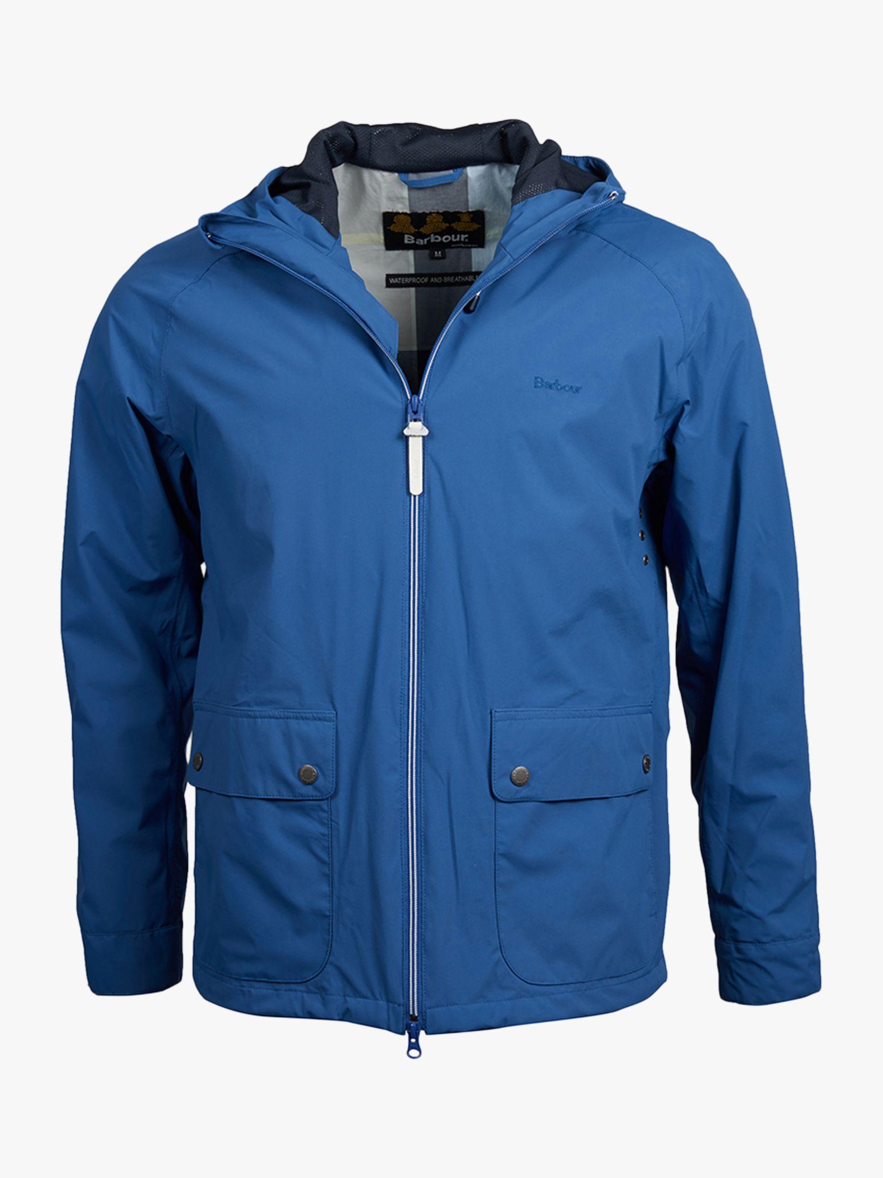 barbour harlech waterproof jacket blue
