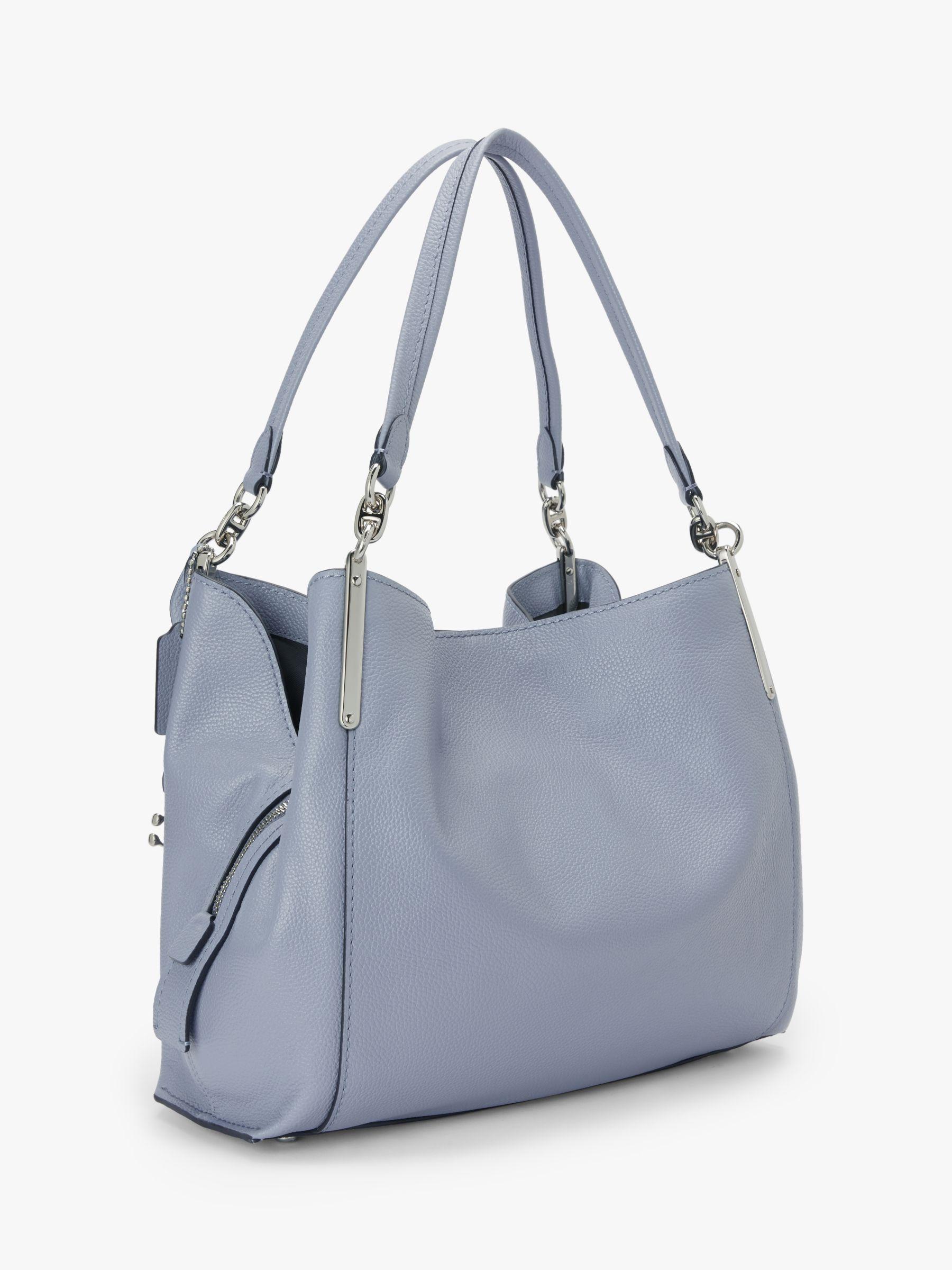 coach ladies dalton 31 leather shoulder bolsa