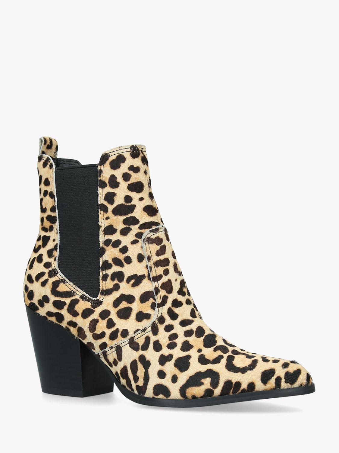 steve madden leopard ankle boots