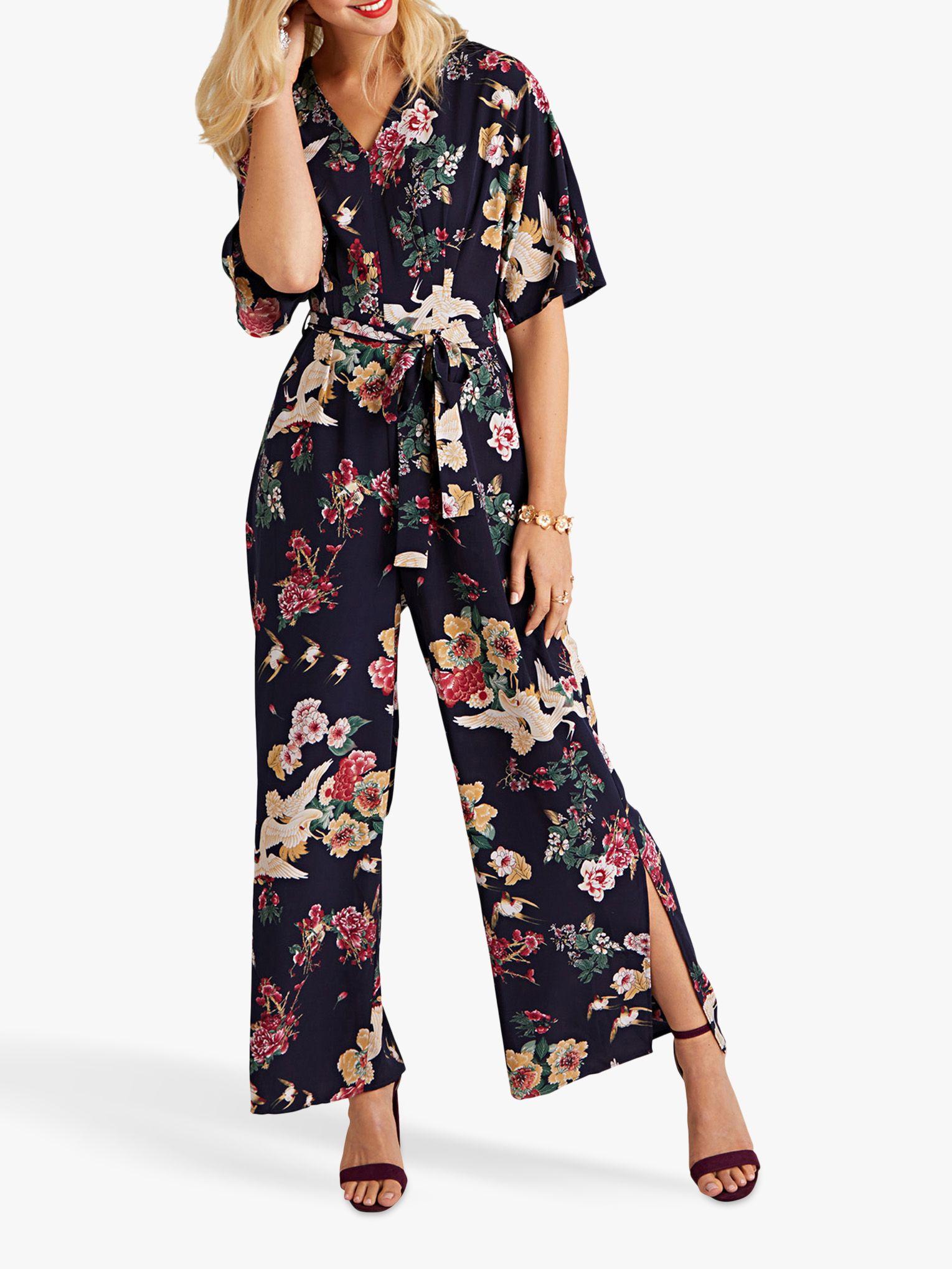 yumi bouquet floral jumpsuit