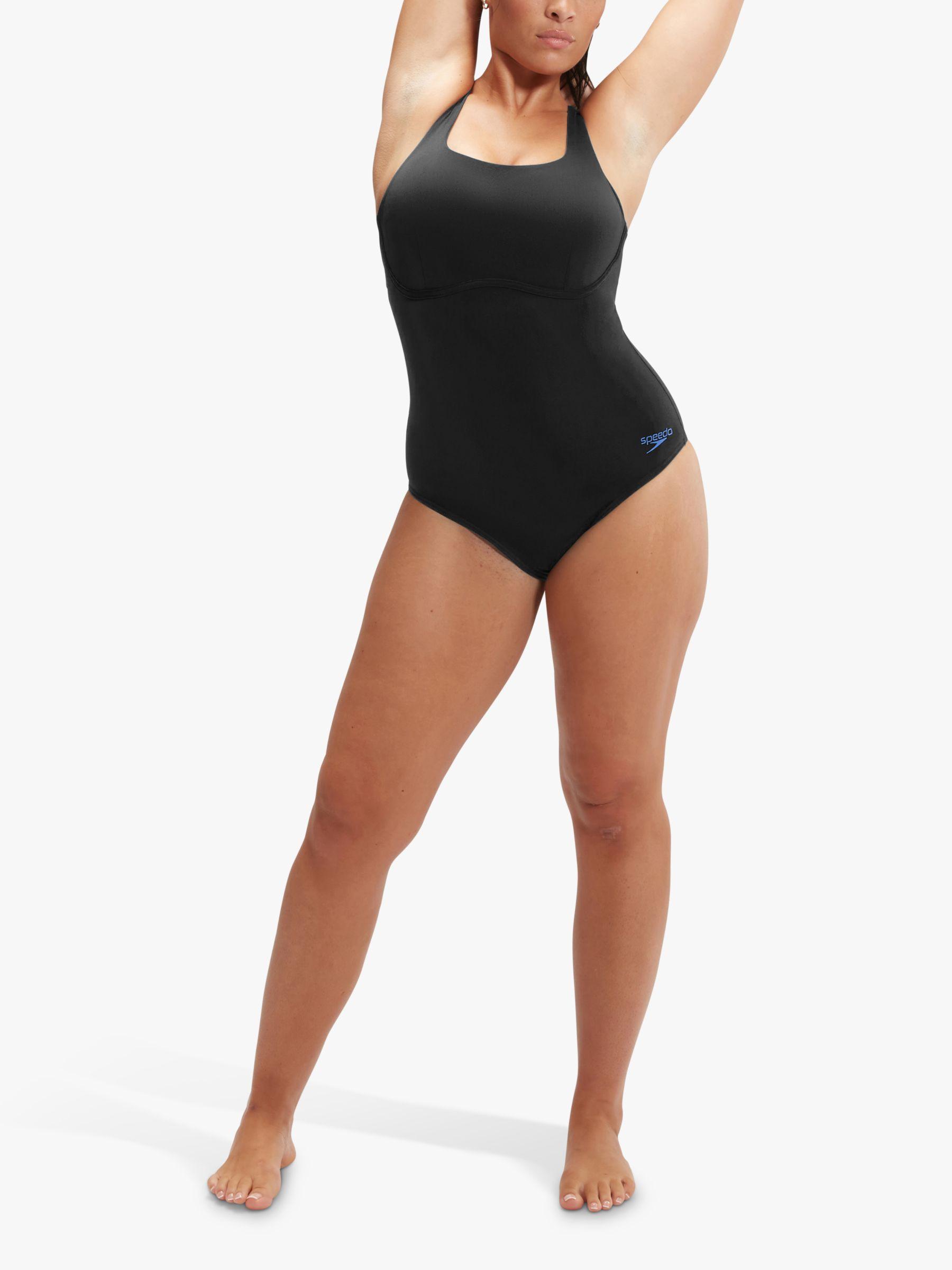 Speedo Flex Band Swimsuit in Black Lyst UK