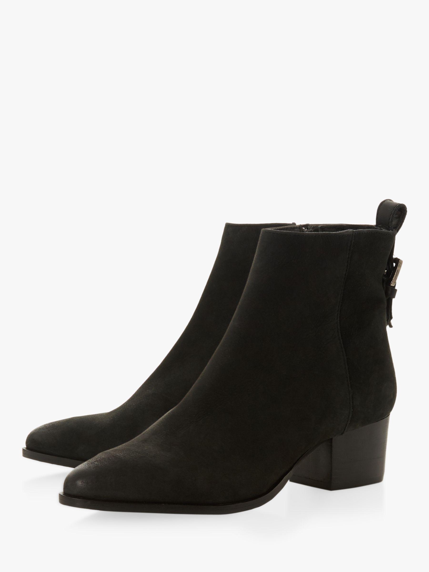 Dune Proudly Nubuck Leather Ankle Boots 