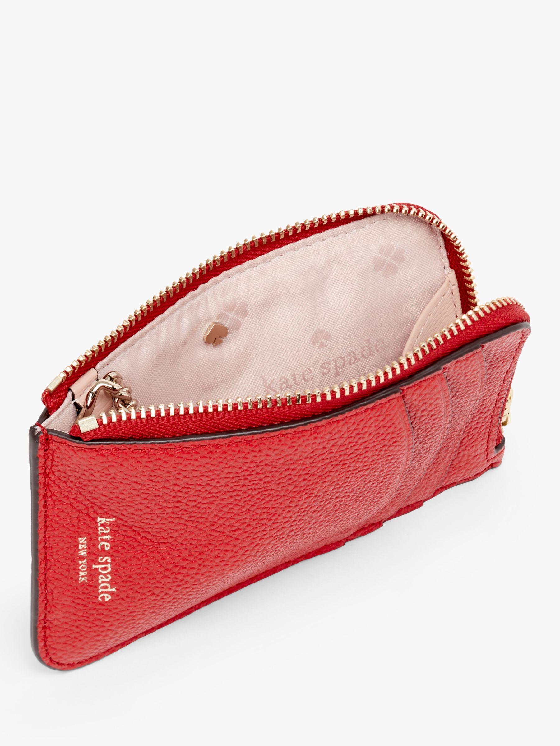 margaux leather zip card holder
