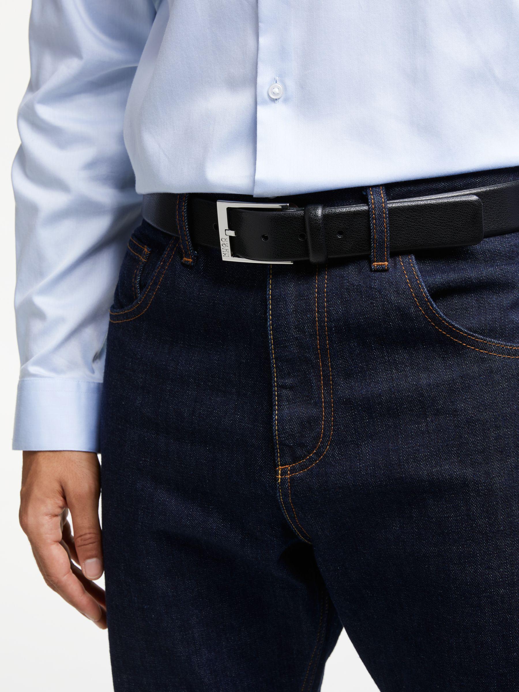 hugo boss gellot belt black