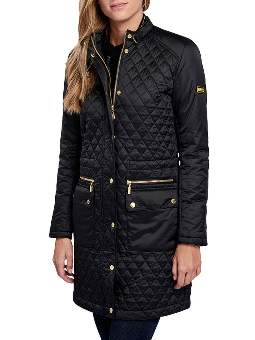 Barbour Synthetic International Port Gower Quilted Jacket in Black - Lyst