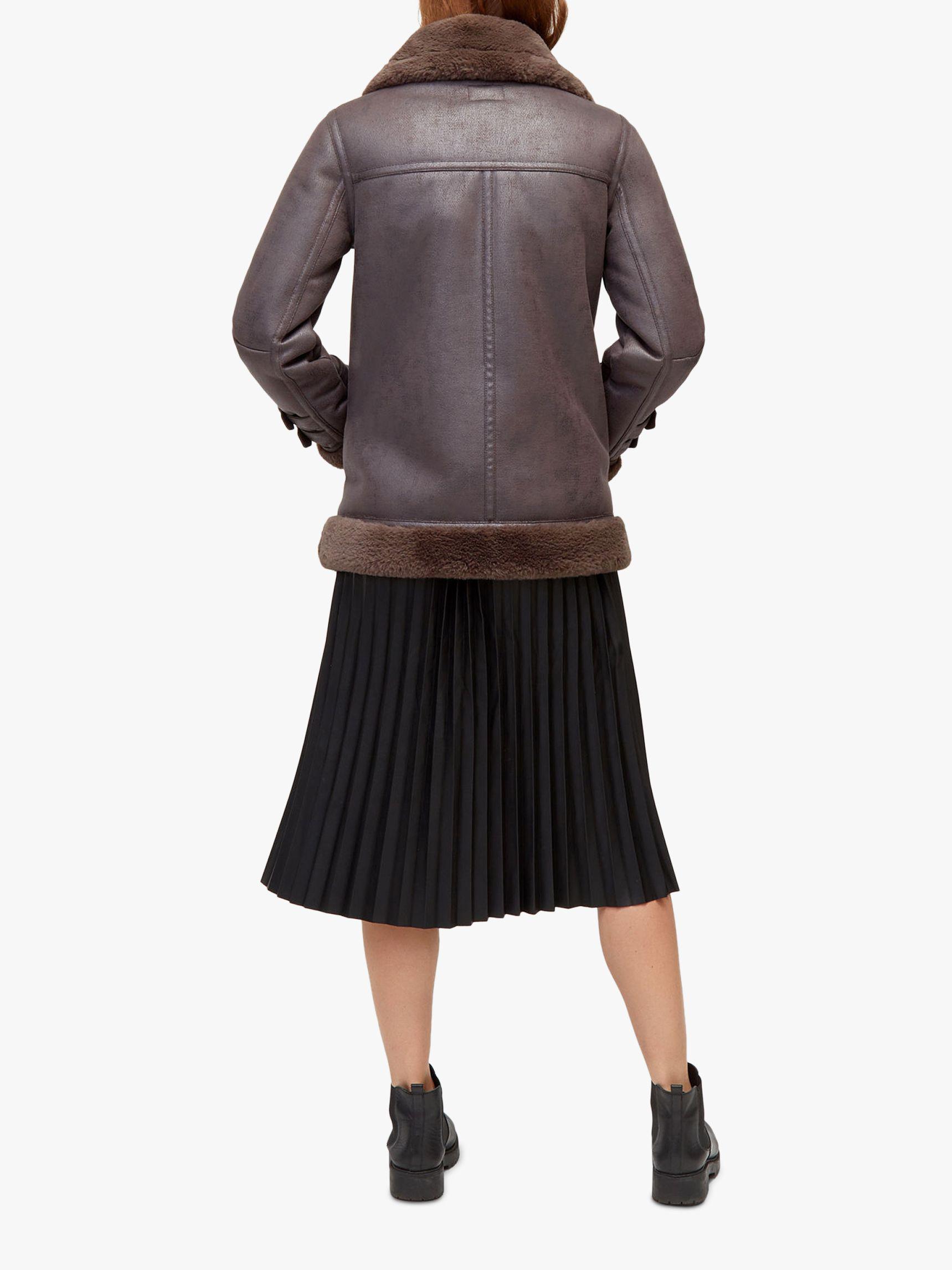 warehouse grey aviator jacket