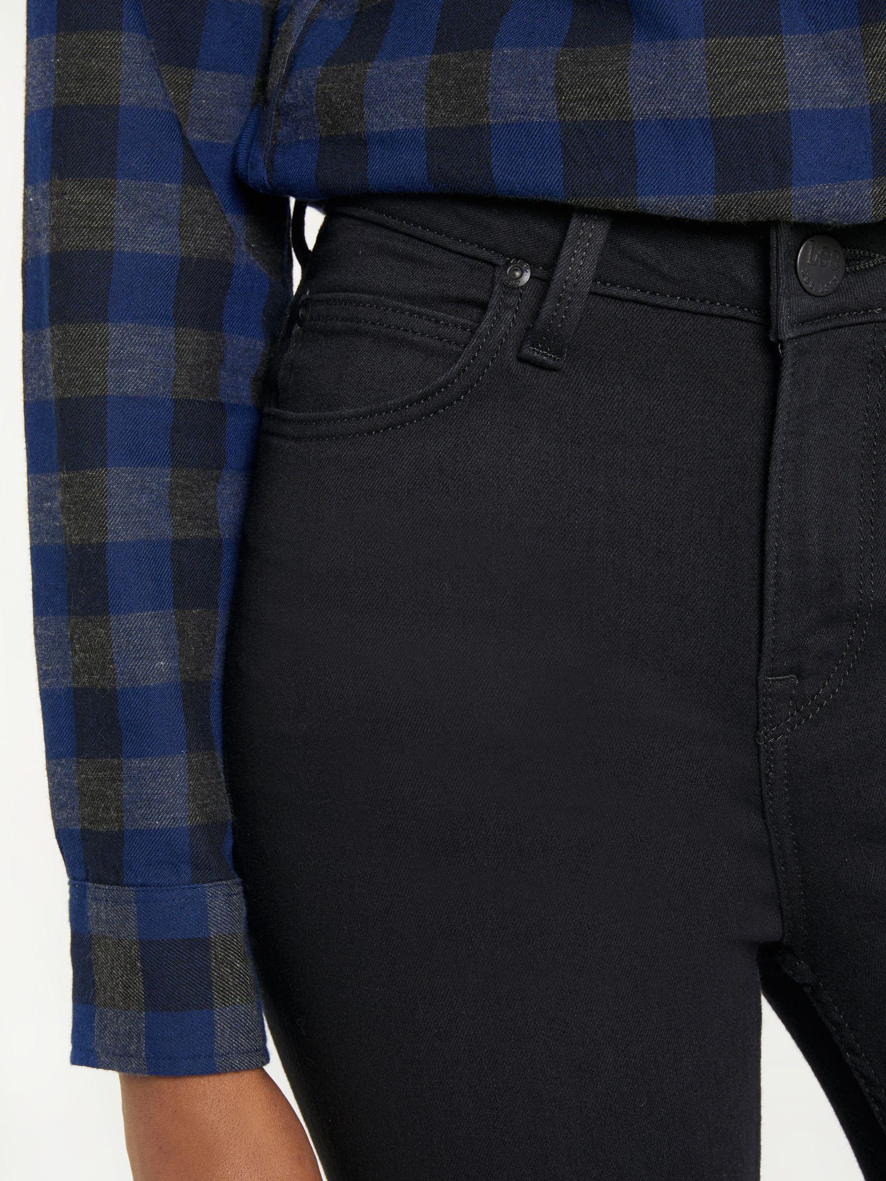 lee scarlett high waist skinny jeans black