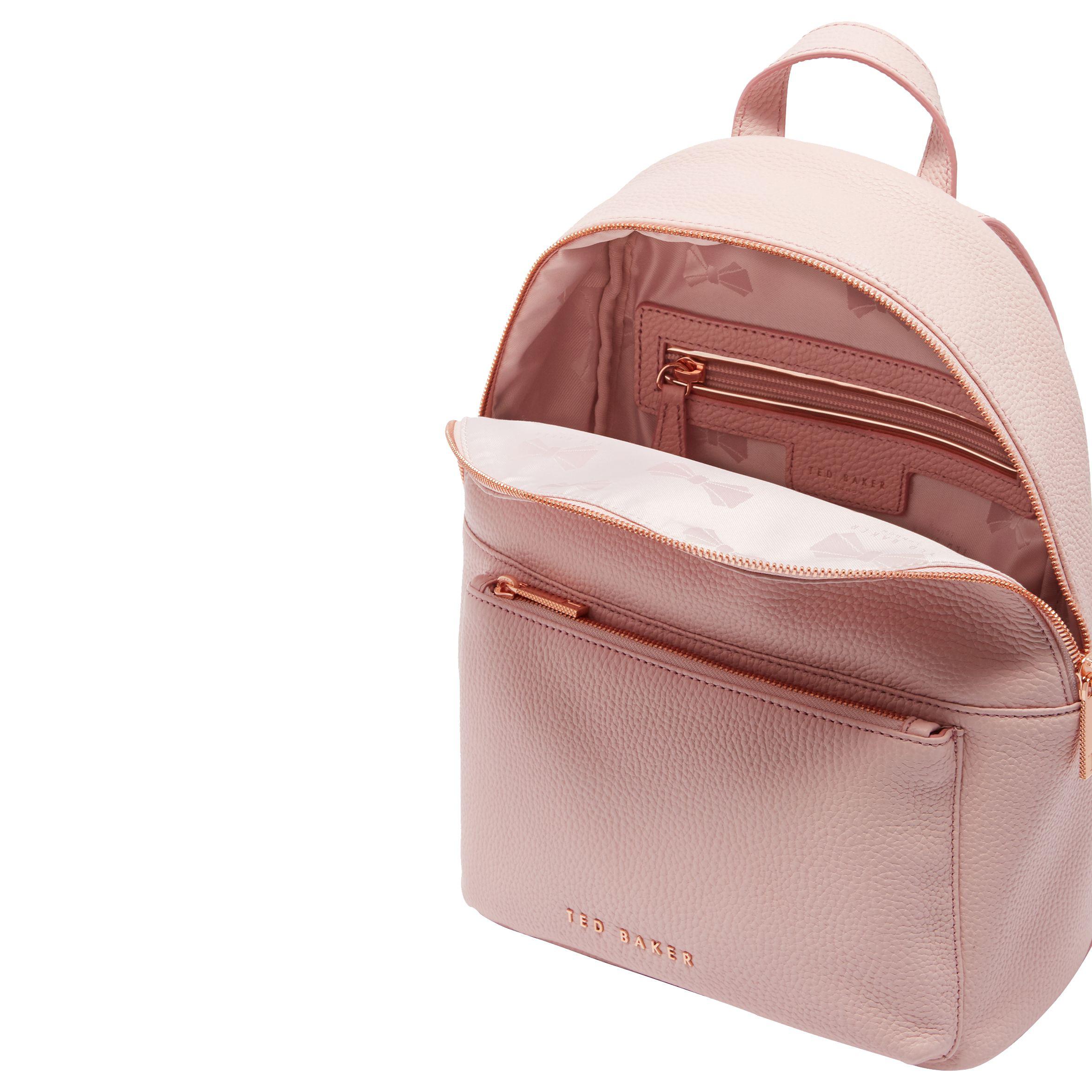 ted baker leather backpack womens