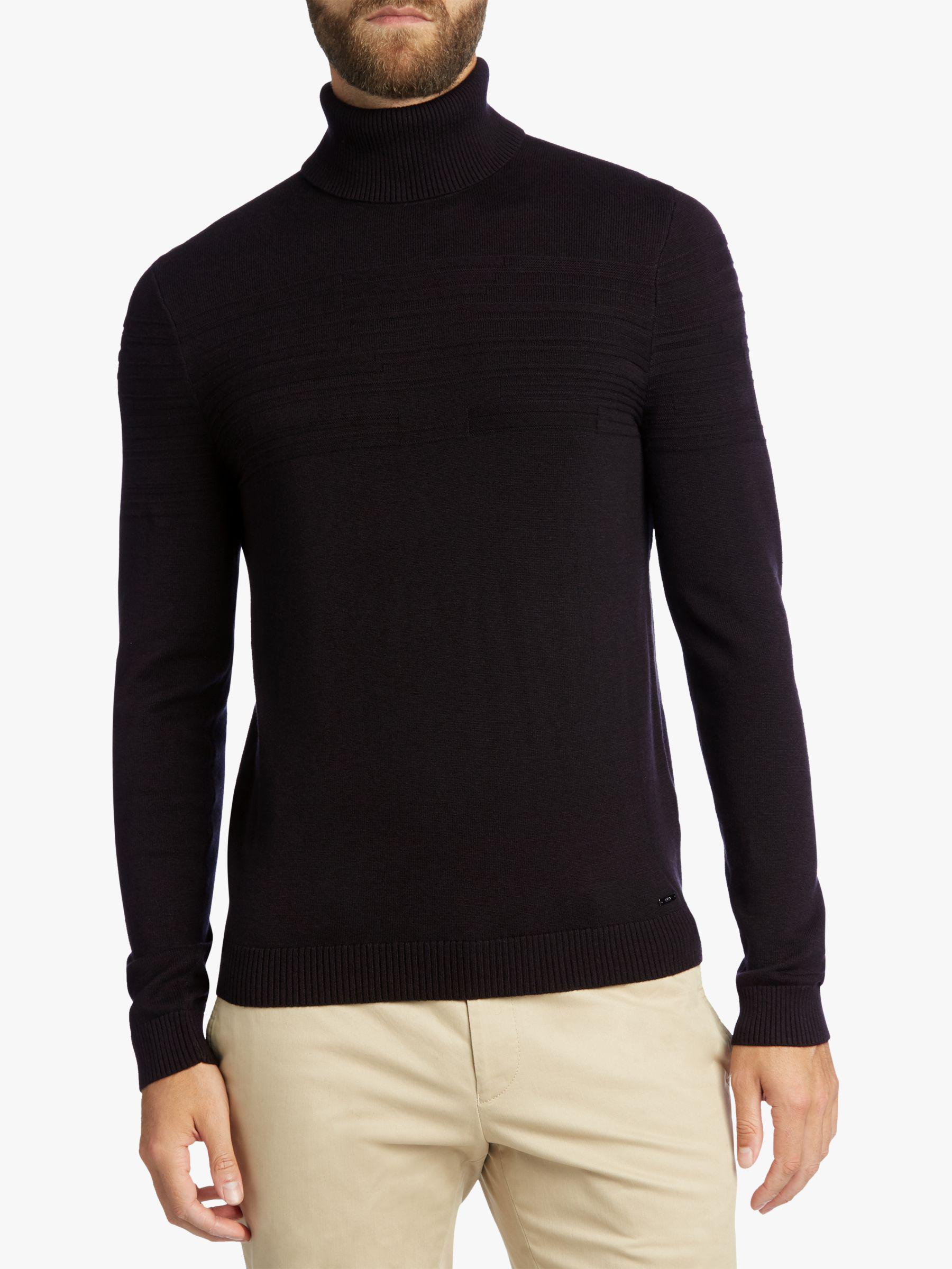 hugo boss roll neck jumper