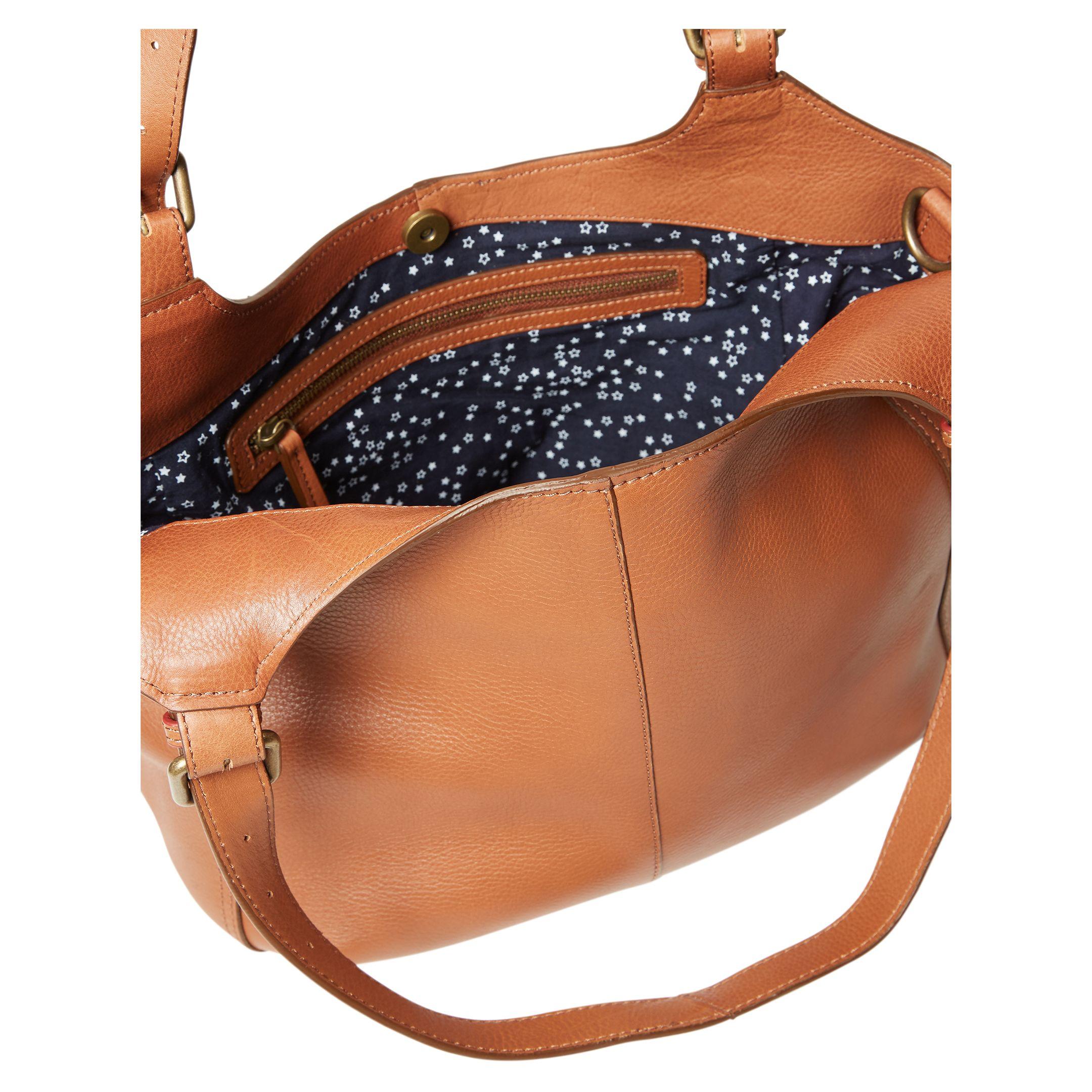 white stuff tan leather bag