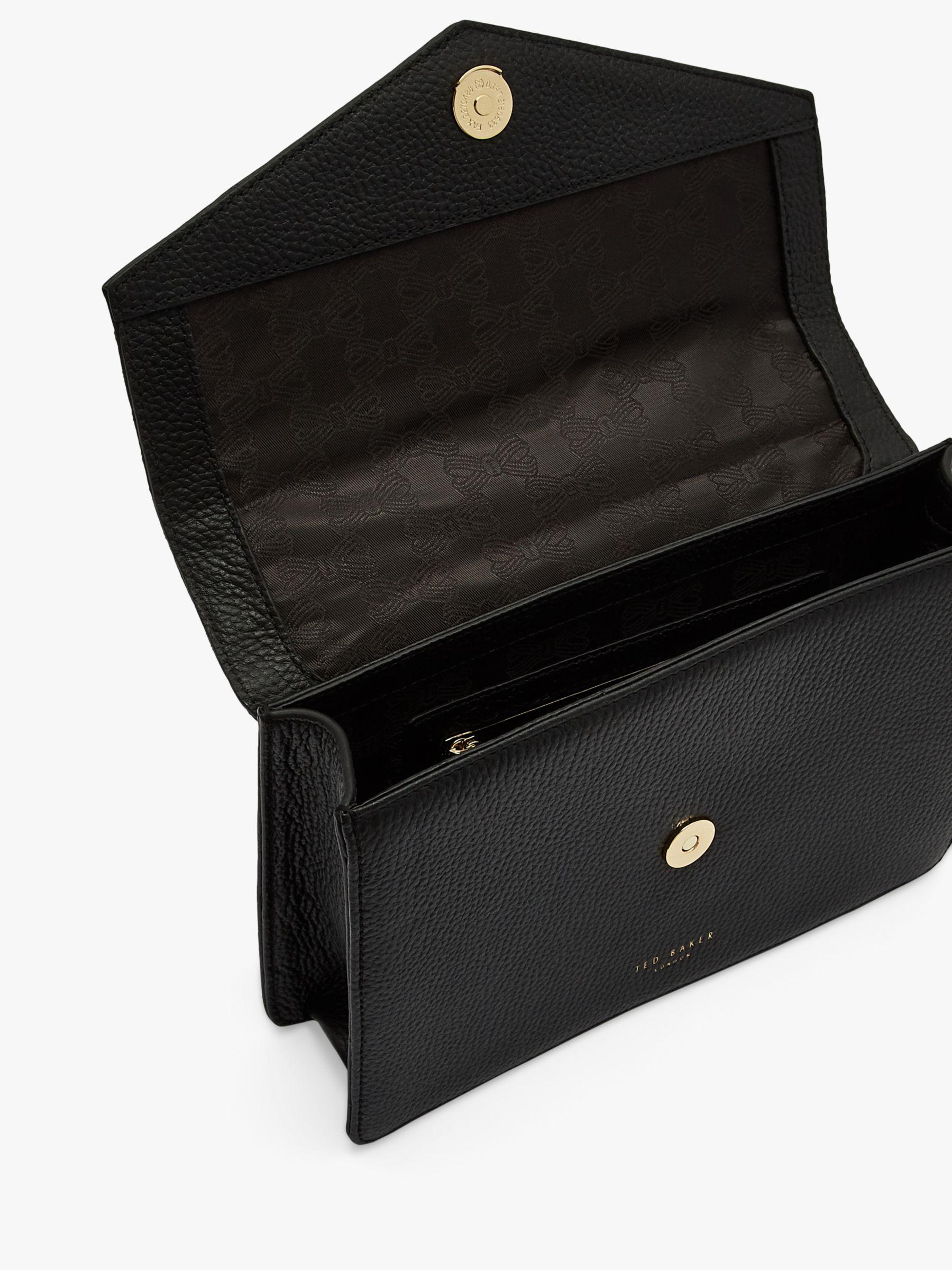 Ted Baker Kalila Leather Crossbody Bag in Black Lyst