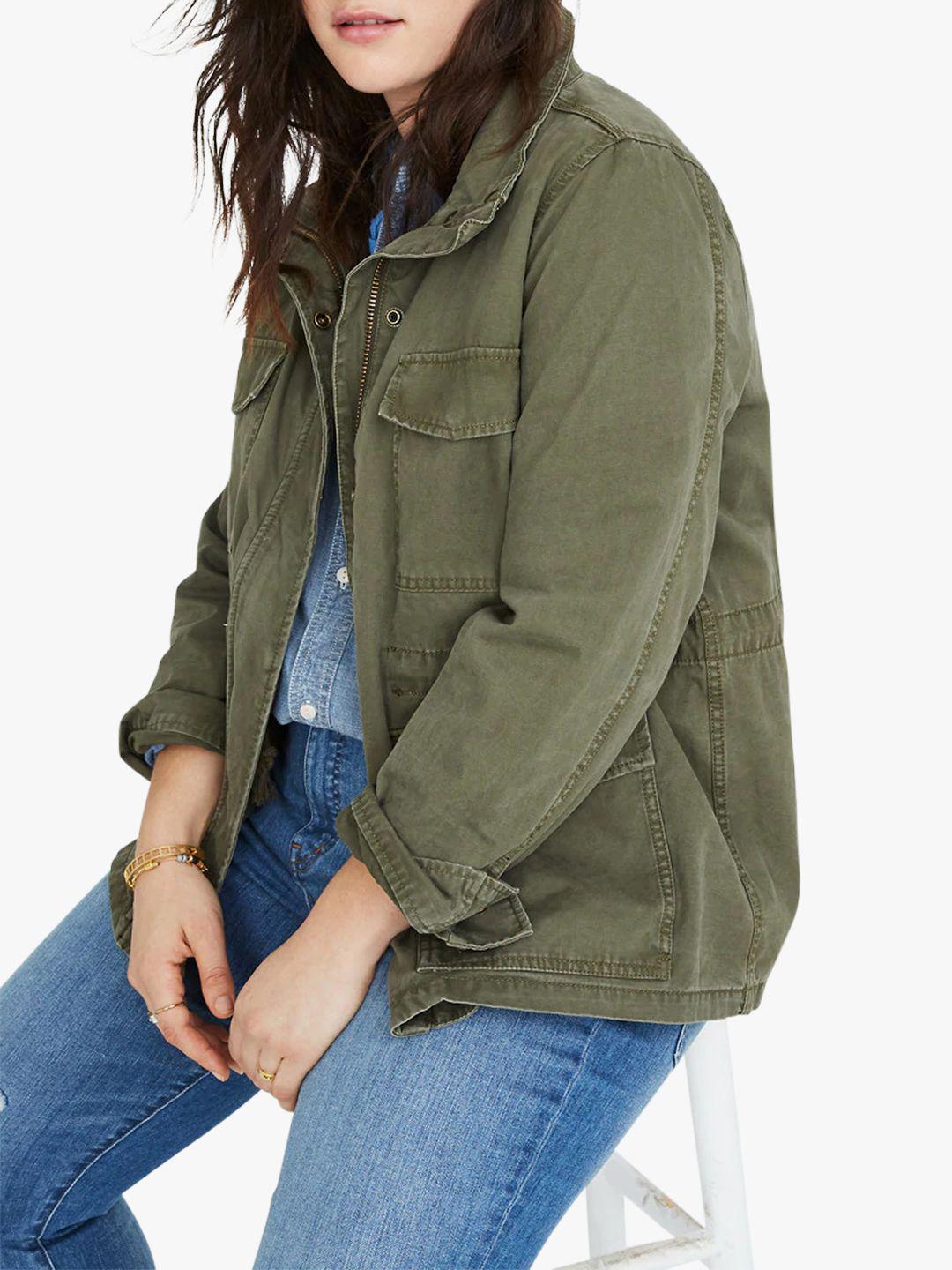 madewell surplus jacket foliage green