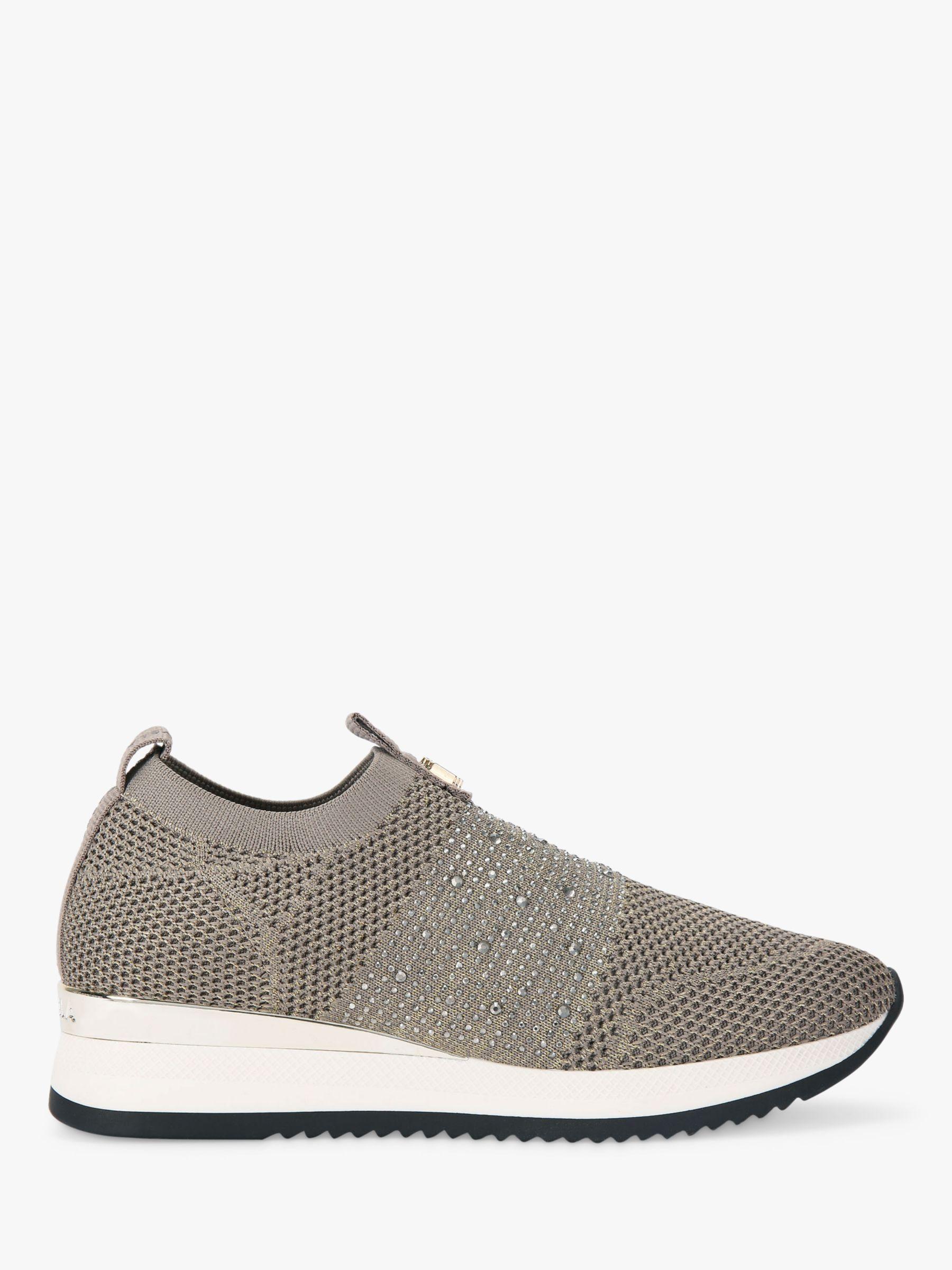 Carvela Kurt Geiger Janeiro 2 Knitted Embellished Slip On Trainers