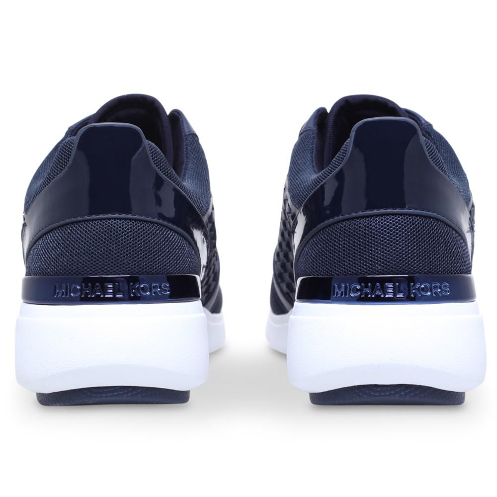michael kors navy trainers